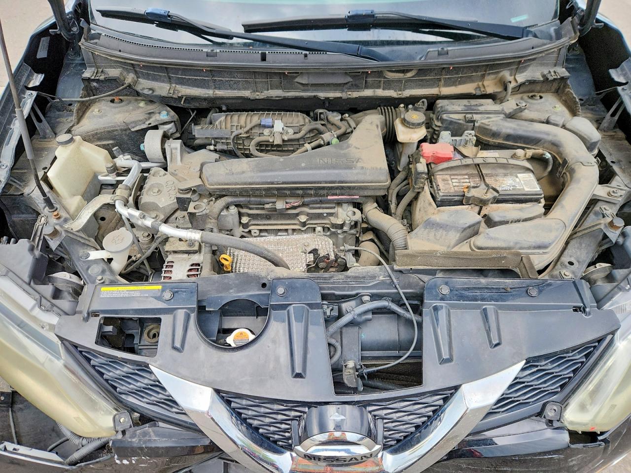 2015 Nissan Rogue Sv Черный vin: 5N1AT2MV2FC811864