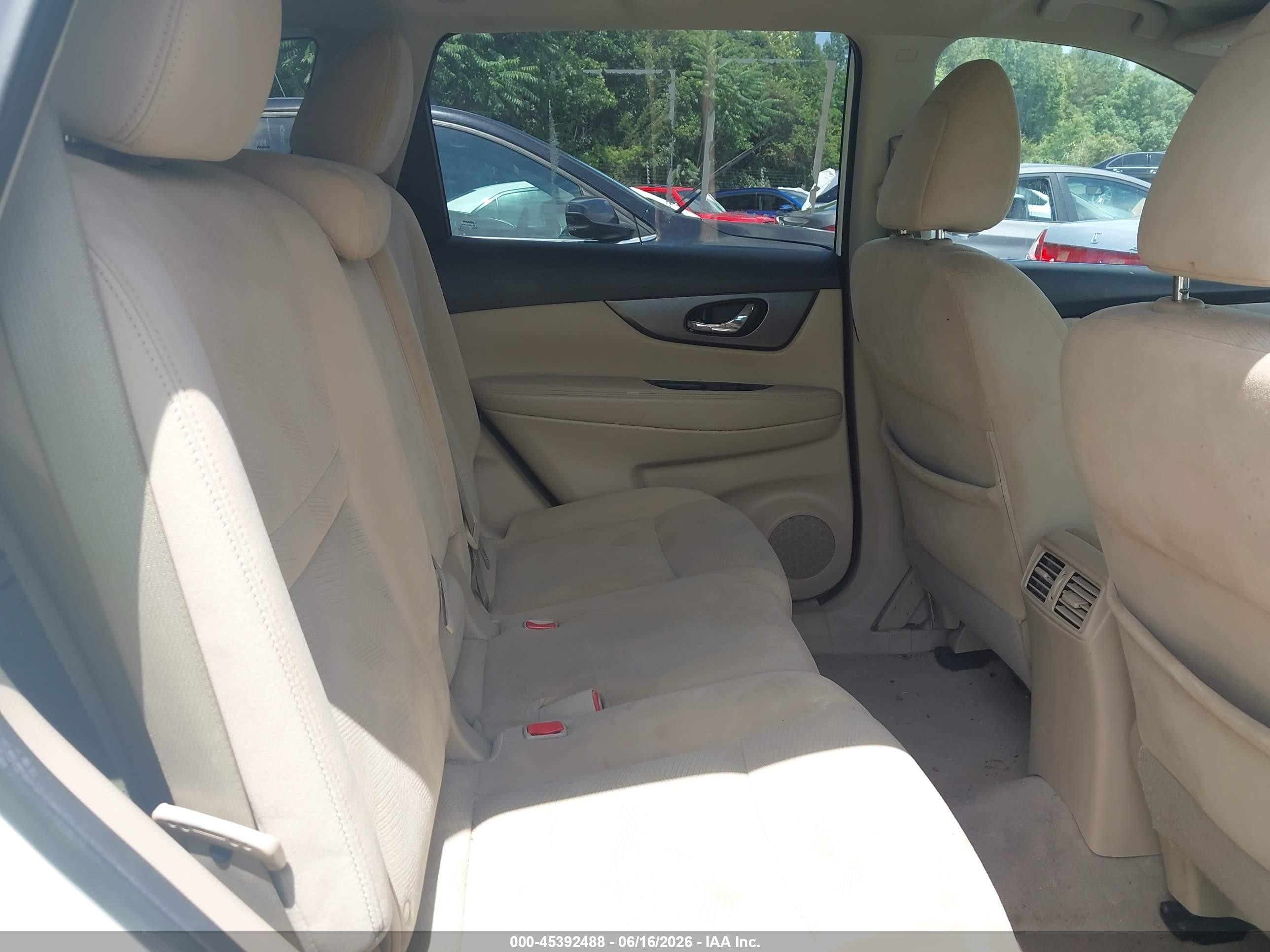 2015 Nissan Rogue Sv White vin: 5N1AT2MV2FC812559