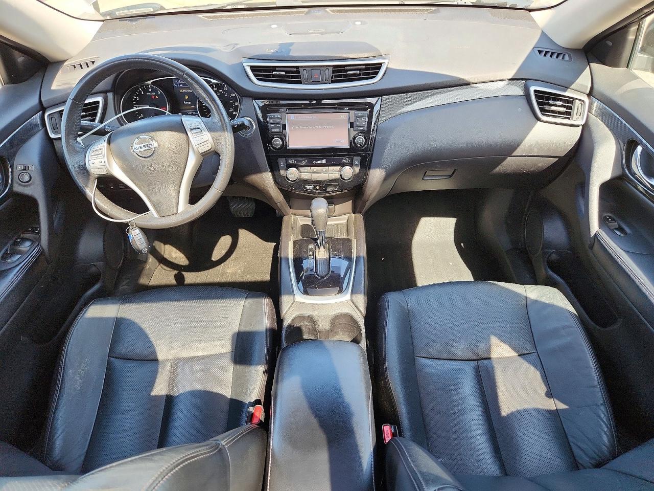 2015 Nissan Rogue Sl Gray vin: 5N1AT2MV2FC823108