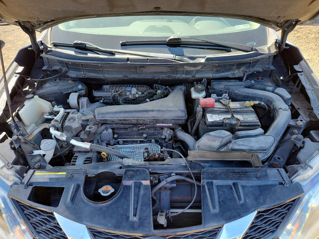 2015 Nissan Rogue Sl Gray vin: 5N1AT2MV2FC823108