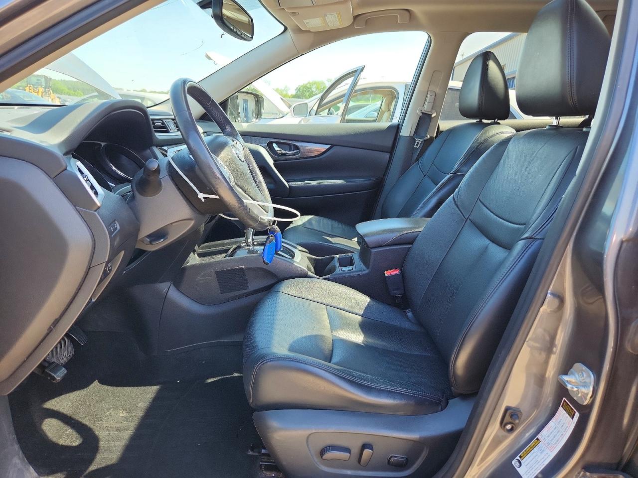 2015 Nissan Rogue Sl Gray vin: 5N1AT2MV2FC823108