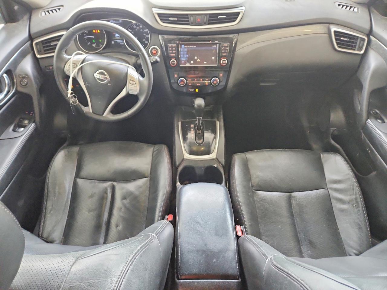 2015 Nissan Rogue Sl Черный vin: 5N1AT2MV2FC823268