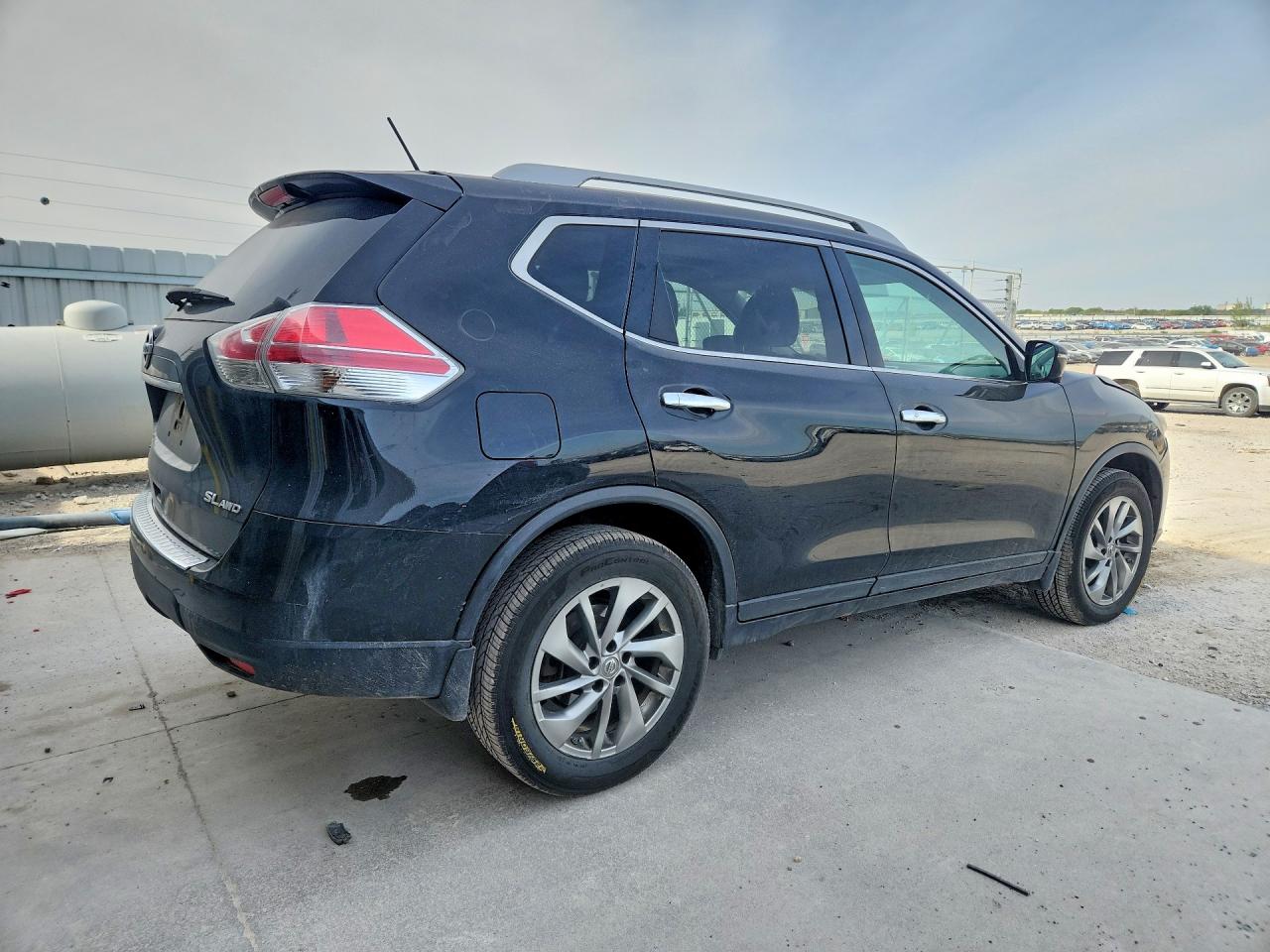 2015 Nissan Rogue Sl Черный vin: 5N1AT2MV2FC823268