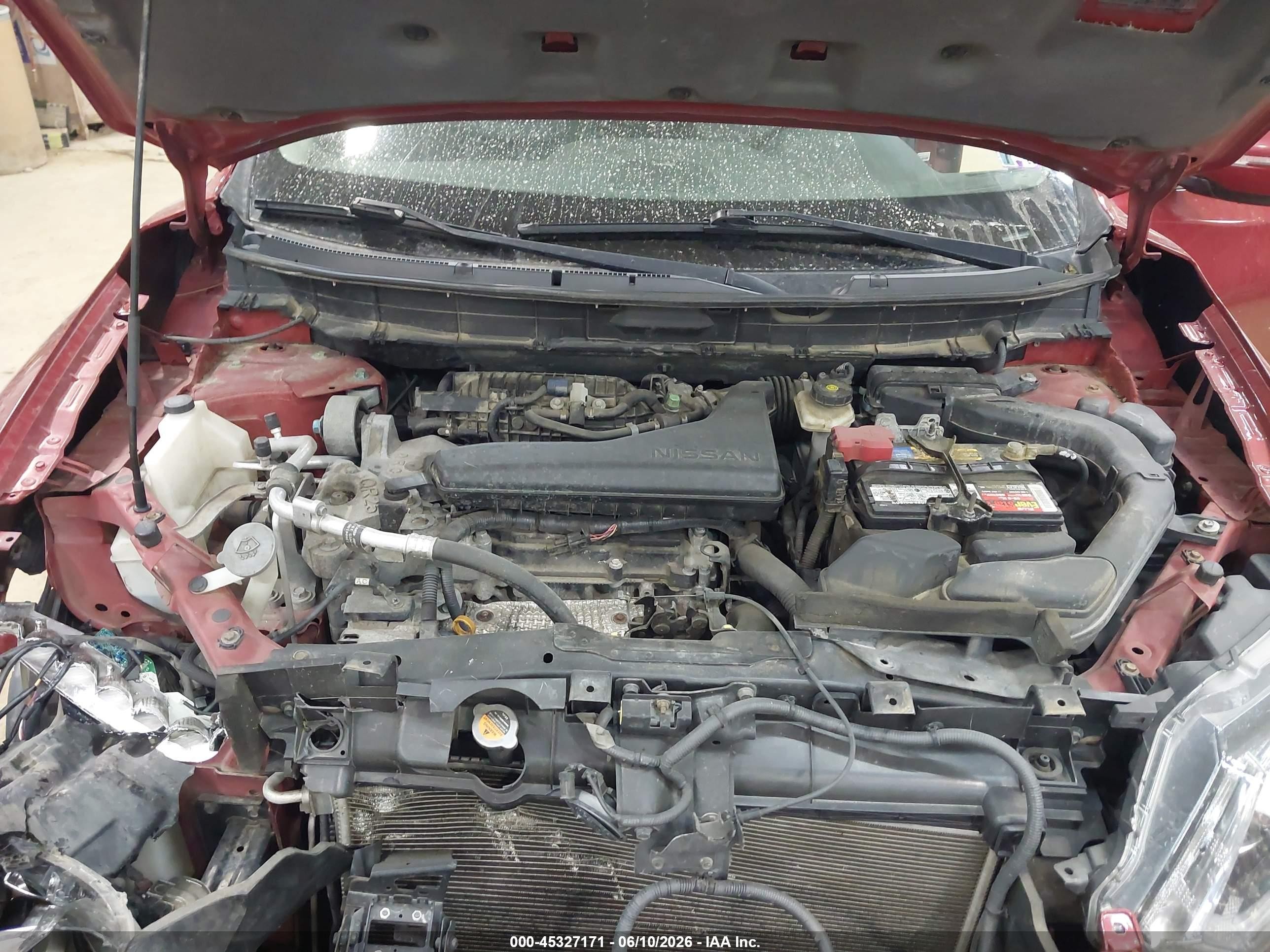 2015 Nissan Rogue Sl Красный vin: 5N1AT2MV2FC830284