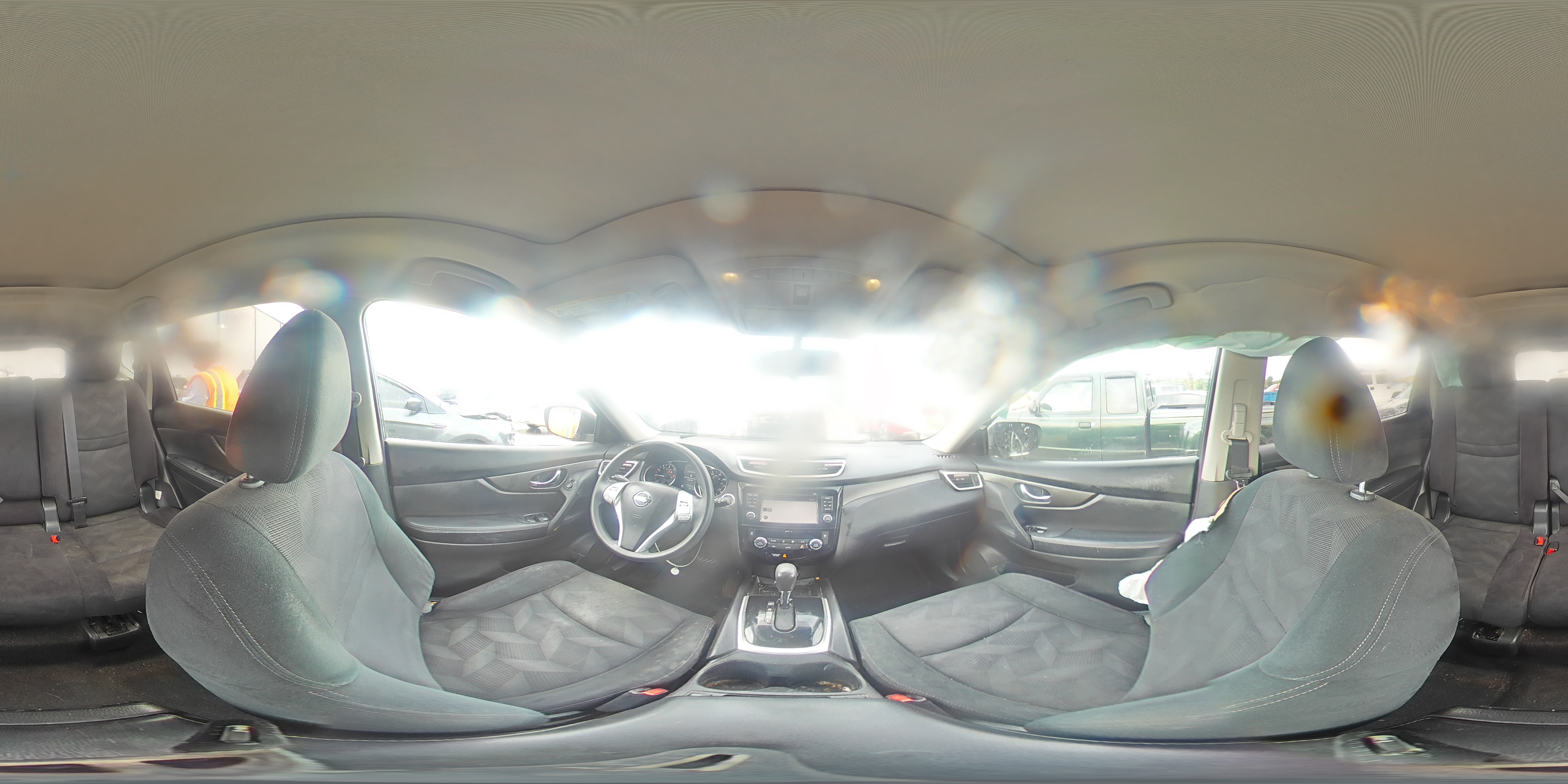 2015 Nissan Rogue Sv Gray vin: 5N1AT2MV2FC832228