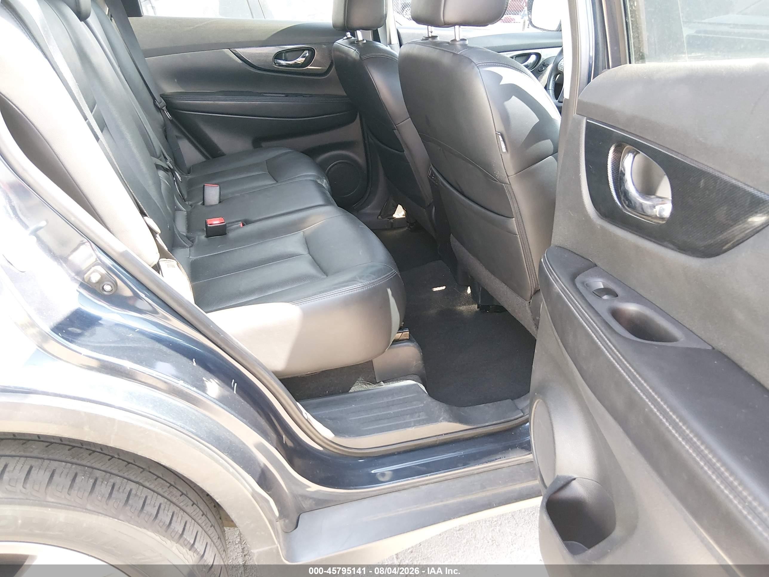 2015 Nissan Rogue Sl Blue vin: 5N1AT2MV2FC849885
