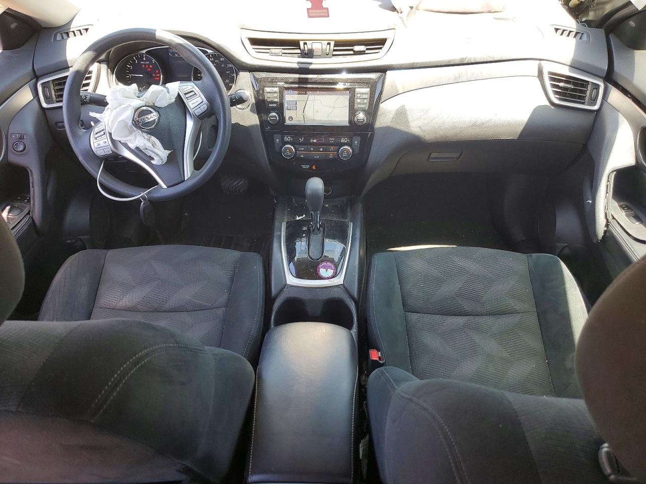 2015 Nissan Rogue Sv Черный vin: 5N1AT2MV2FC852558