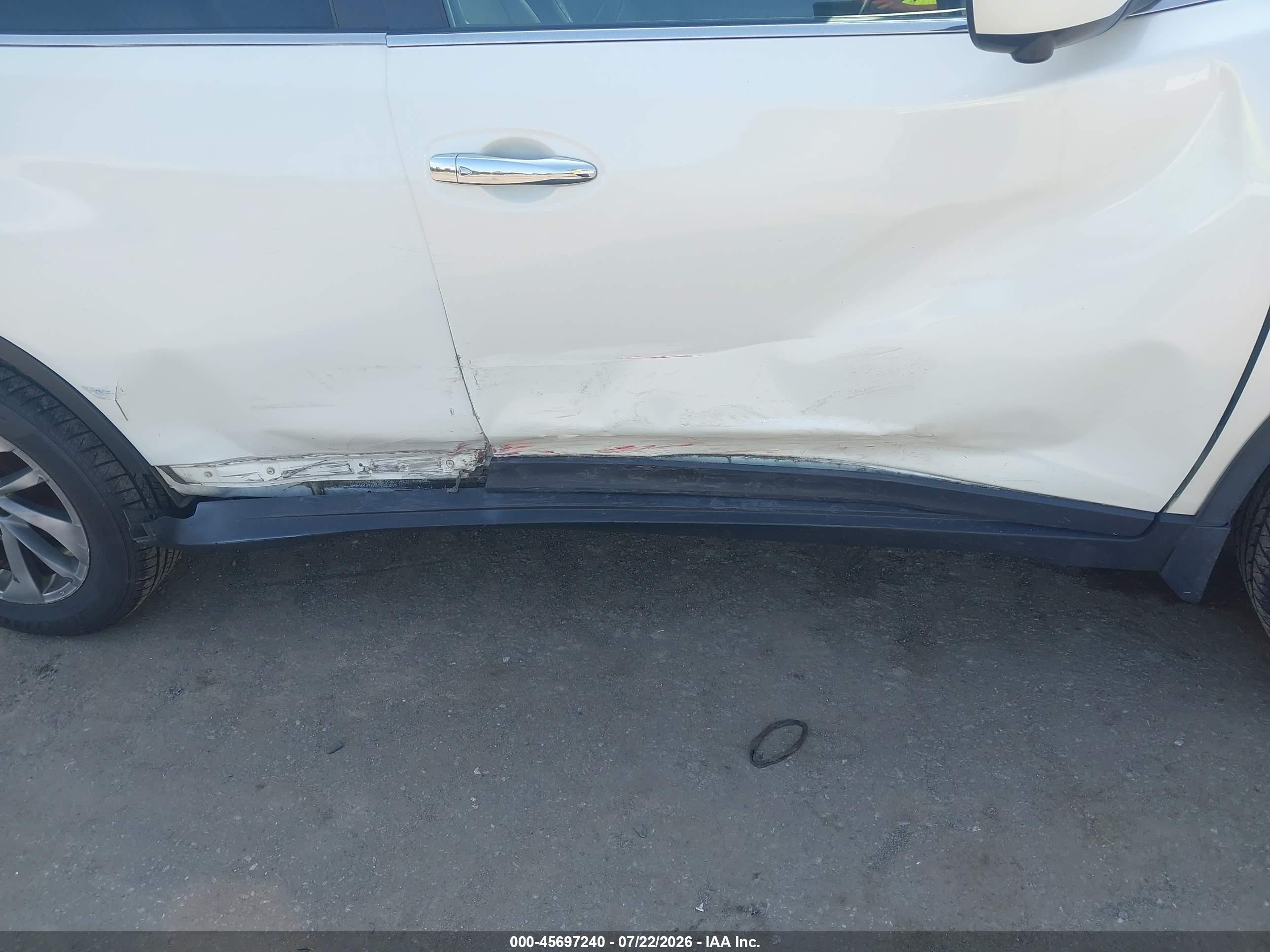 2015 Nissan Rogue Sl Белый vin: 5N1AT2MV2FC858280