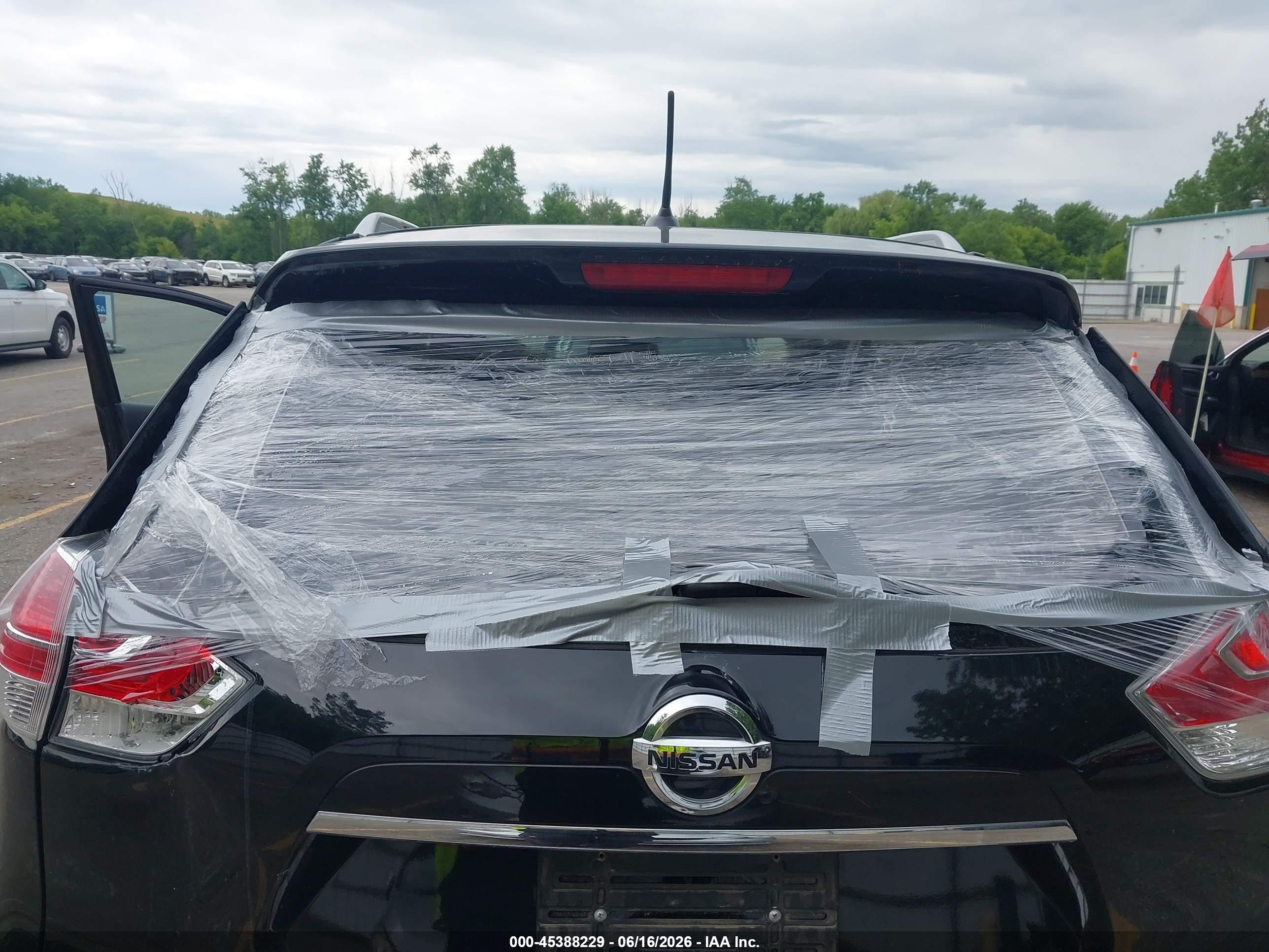 2015 Nissan Rogue Sv Black vin: 5N1AT2MV2FC900995