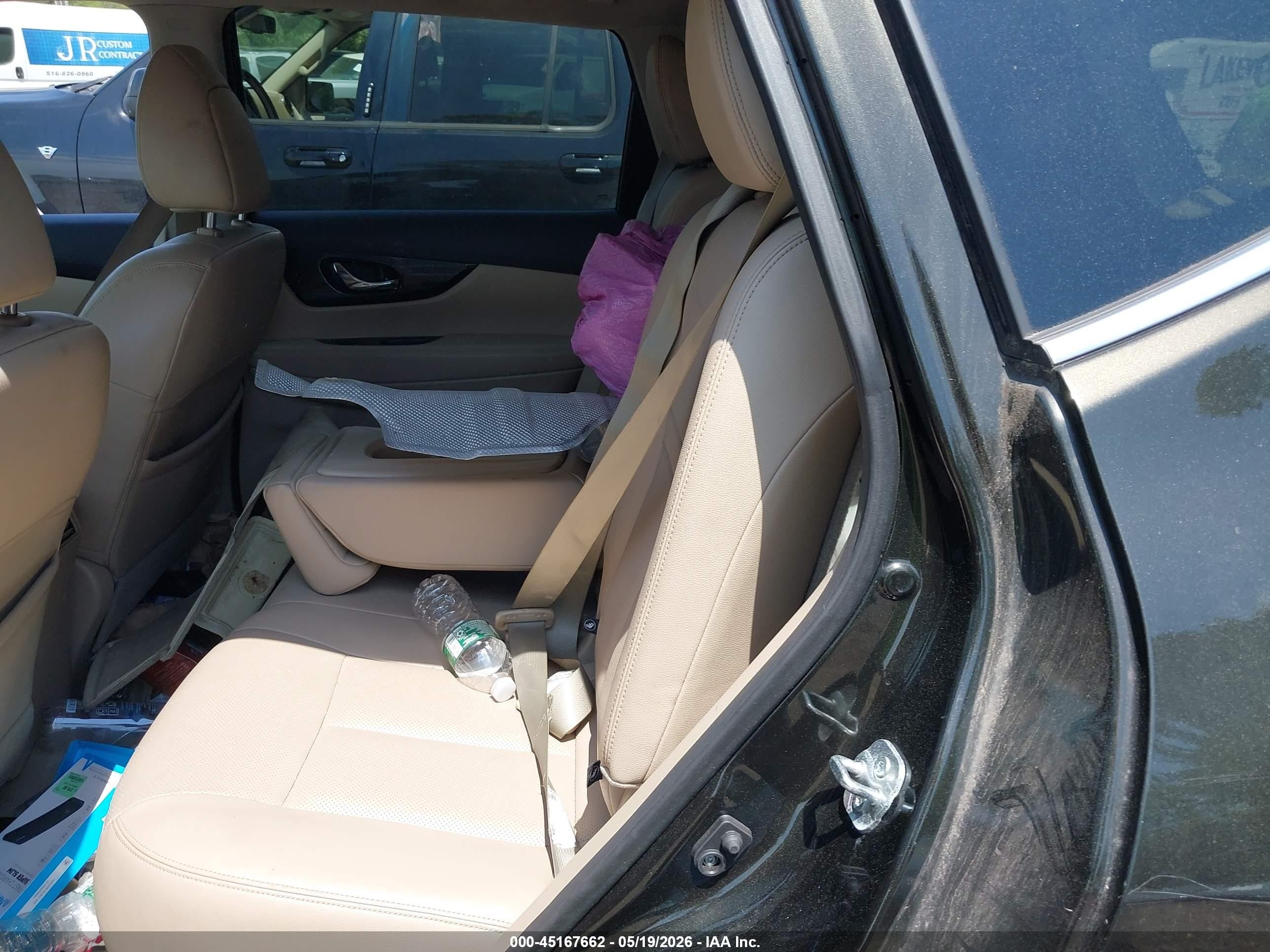 2015 Nissan Rogue Sl Green vin: 5N1AT2MV2FC904657