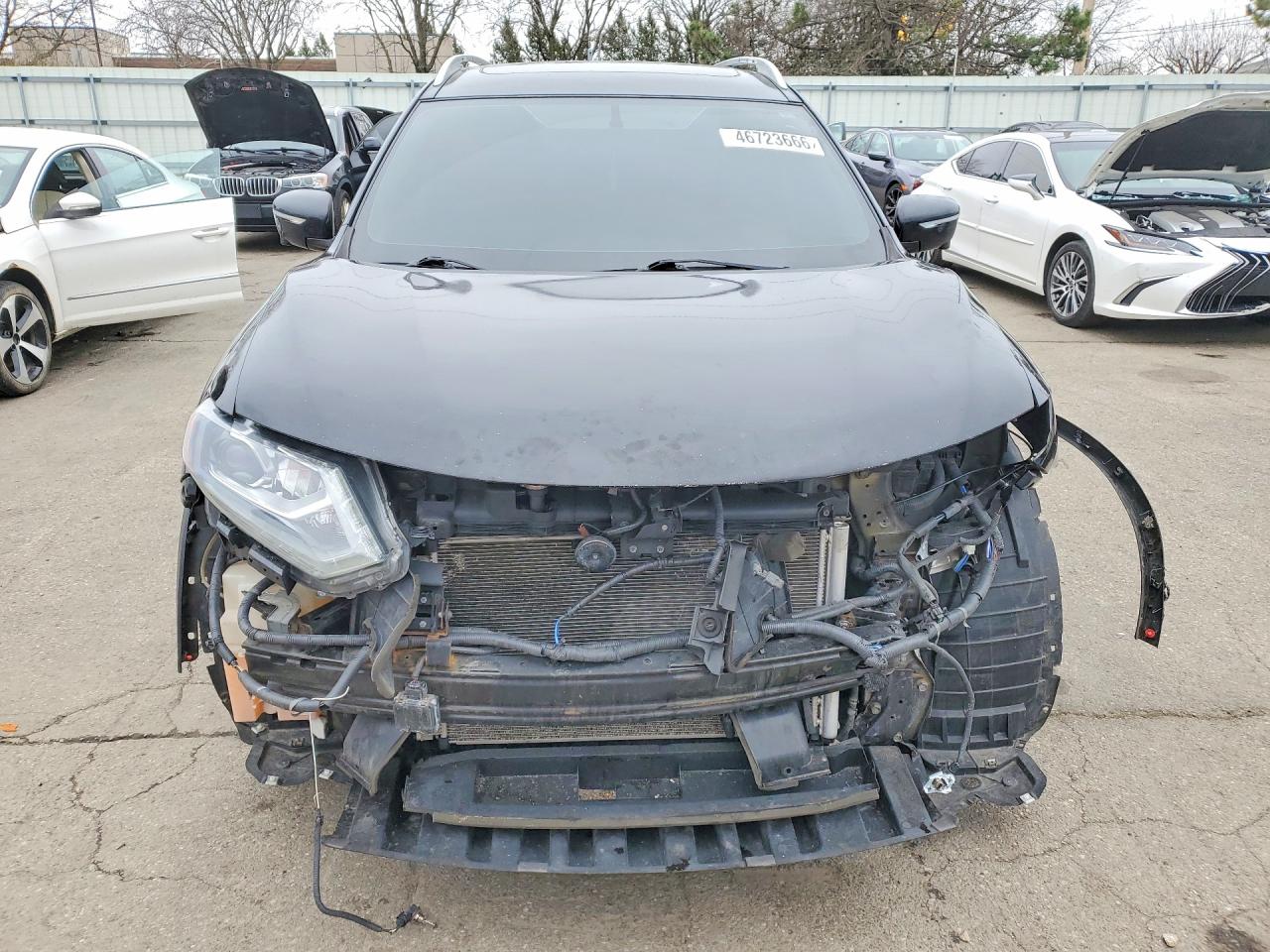 2015 Nissan Rogue Sl Black vin: 5N1AT2MV2FC910359