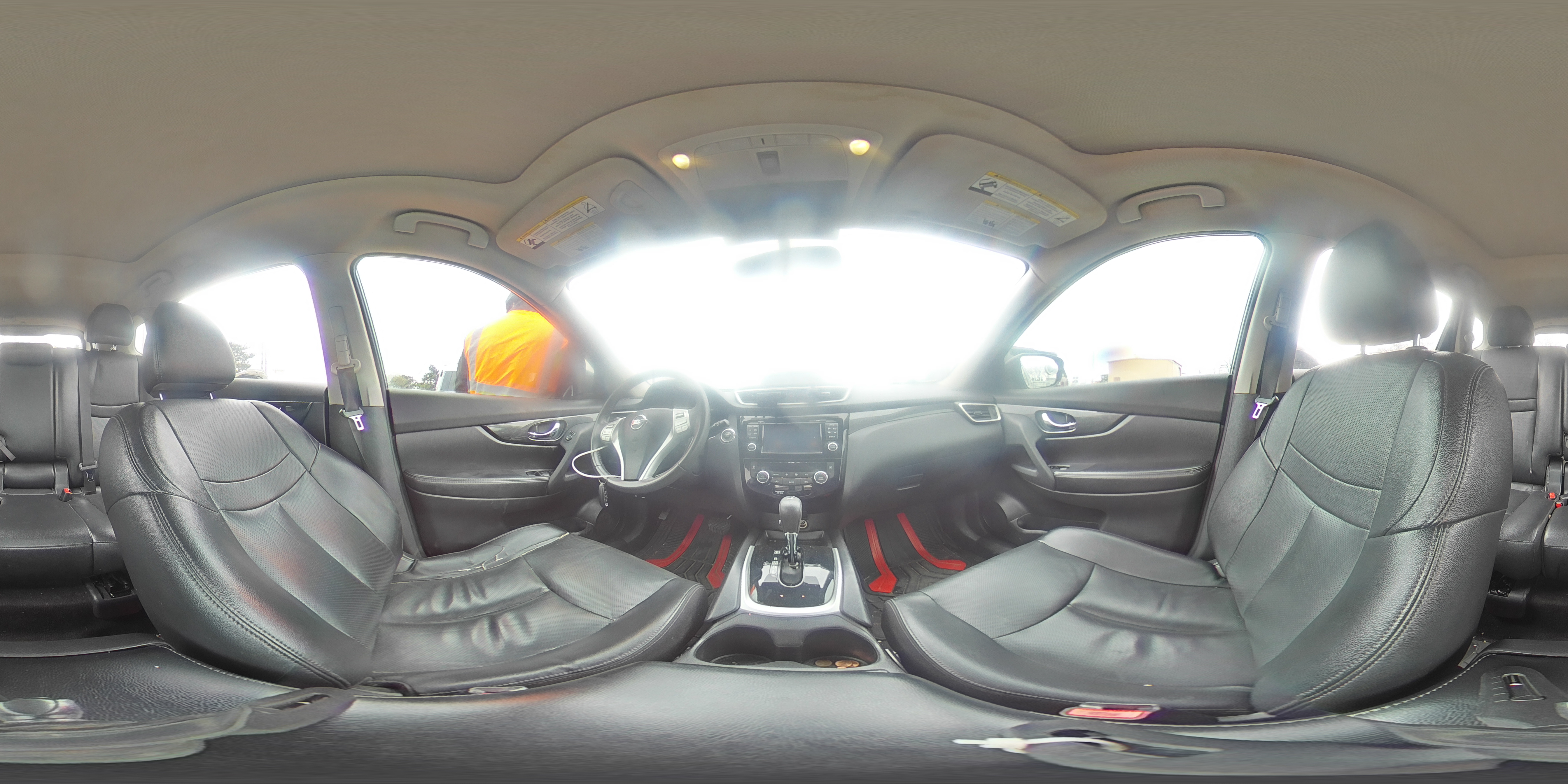 2015 Nissan Rogue Sl Black vin: 5N1AT2MV2FC910359