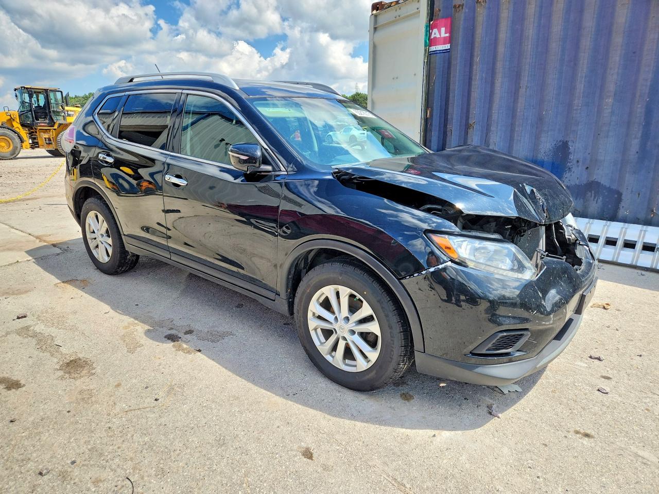 2015 Nissan Rogue Sv Black vin: 5N1AT2MV2FC913004