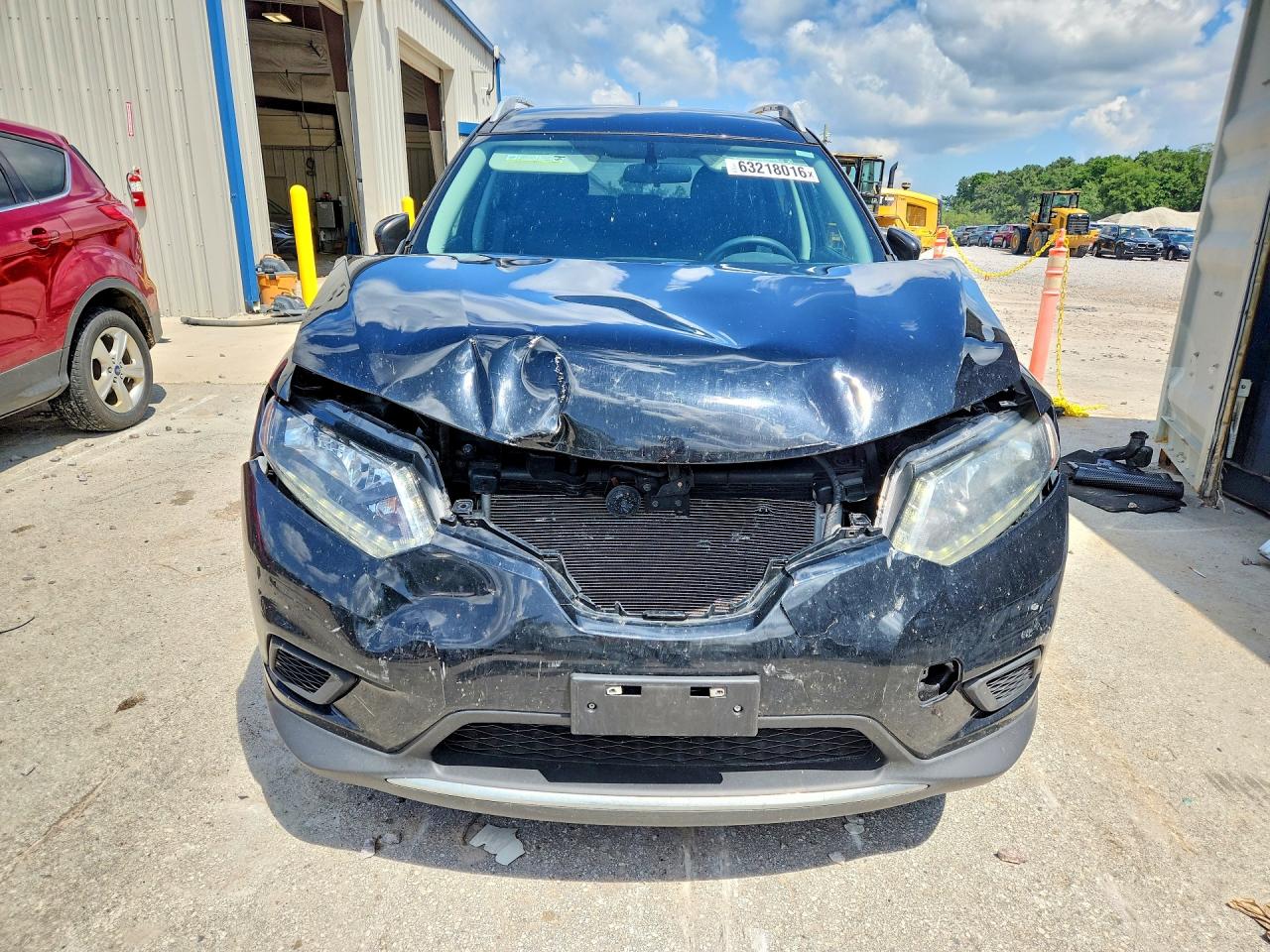 2015 Nissan Rogue Sv Black vin: 5N1AT2MV2FC913004
