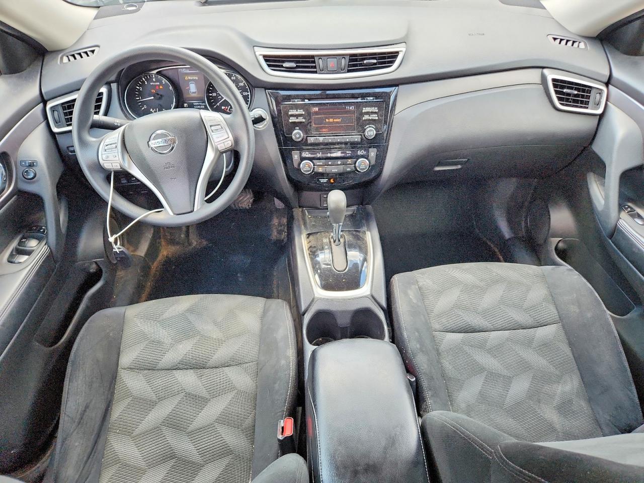 2015 Nissan Rogue Sv Black vin: 5N1AT2MV2FC913004