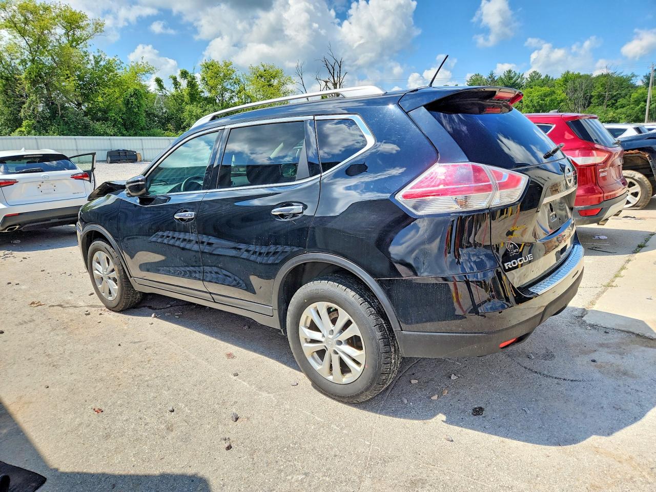 2015 Nissan Rogue Sv Black vin: 5N1AT2MV2FC913004