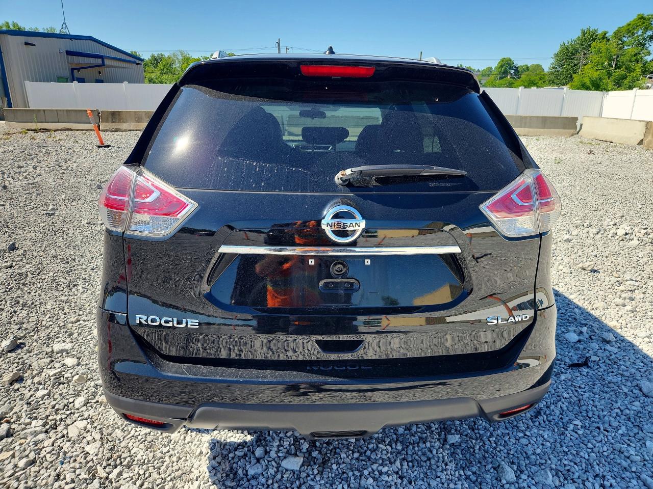 2015 Nissan Rogue Sl Black vin: 5N1AT2MV2FC915707