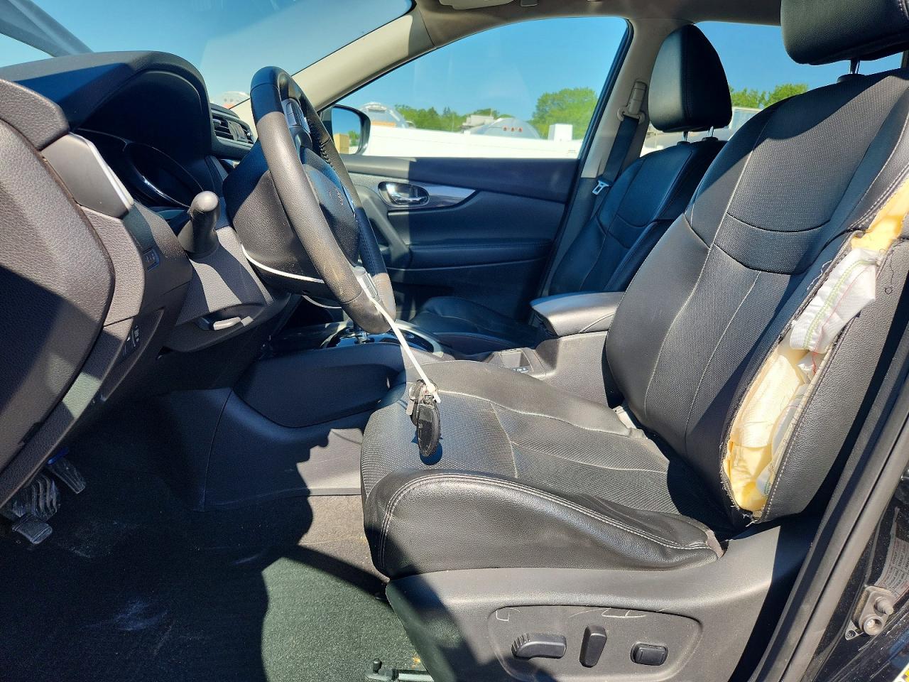 2015 Nissan Rogue Sl Black vin: 5N1AT2MV2FC915707