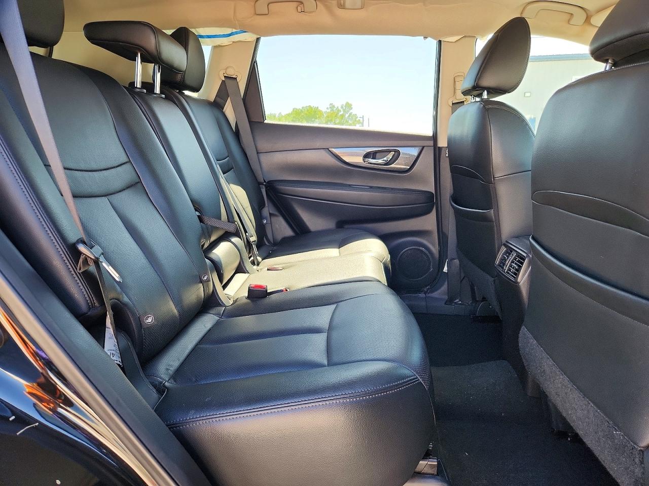 2015 Nissan Rogue Sl Black vin: 5N1AT2MV2FC915707