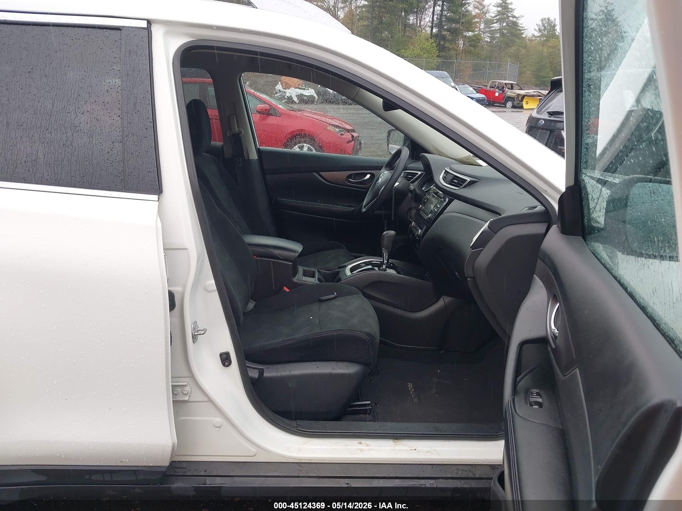 2015 Nissan Rogue Sv White vin: 5N1AT2MV2FC916565