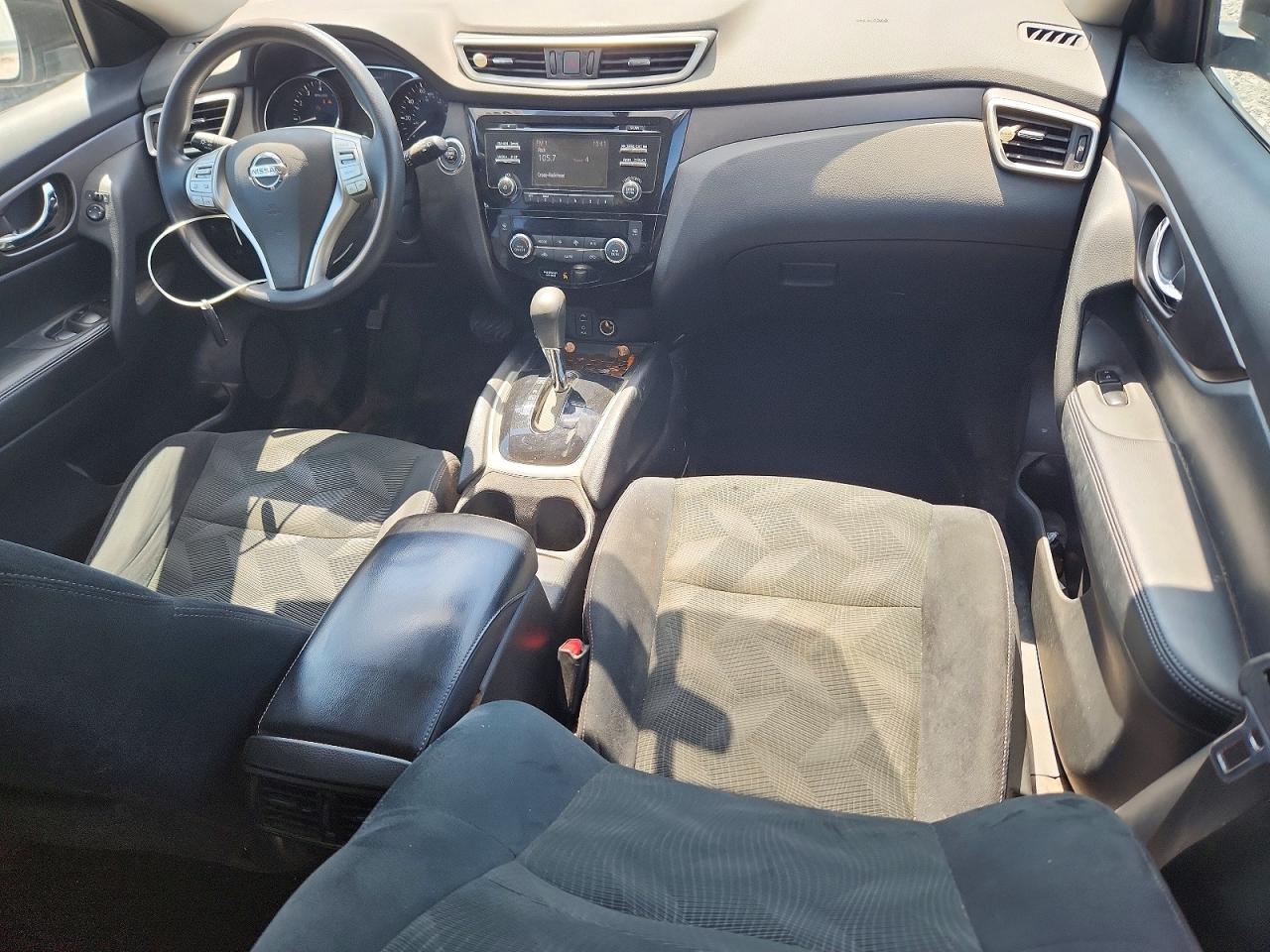 2015 Nissan Rogue Sv Silver vin: 5N1AT2MV2FC925878