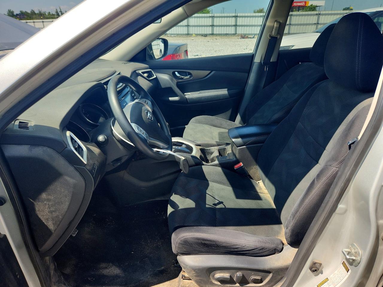 2015 Nissan Rogue Sv Silver vin: 5N1AT2MV2FC925878