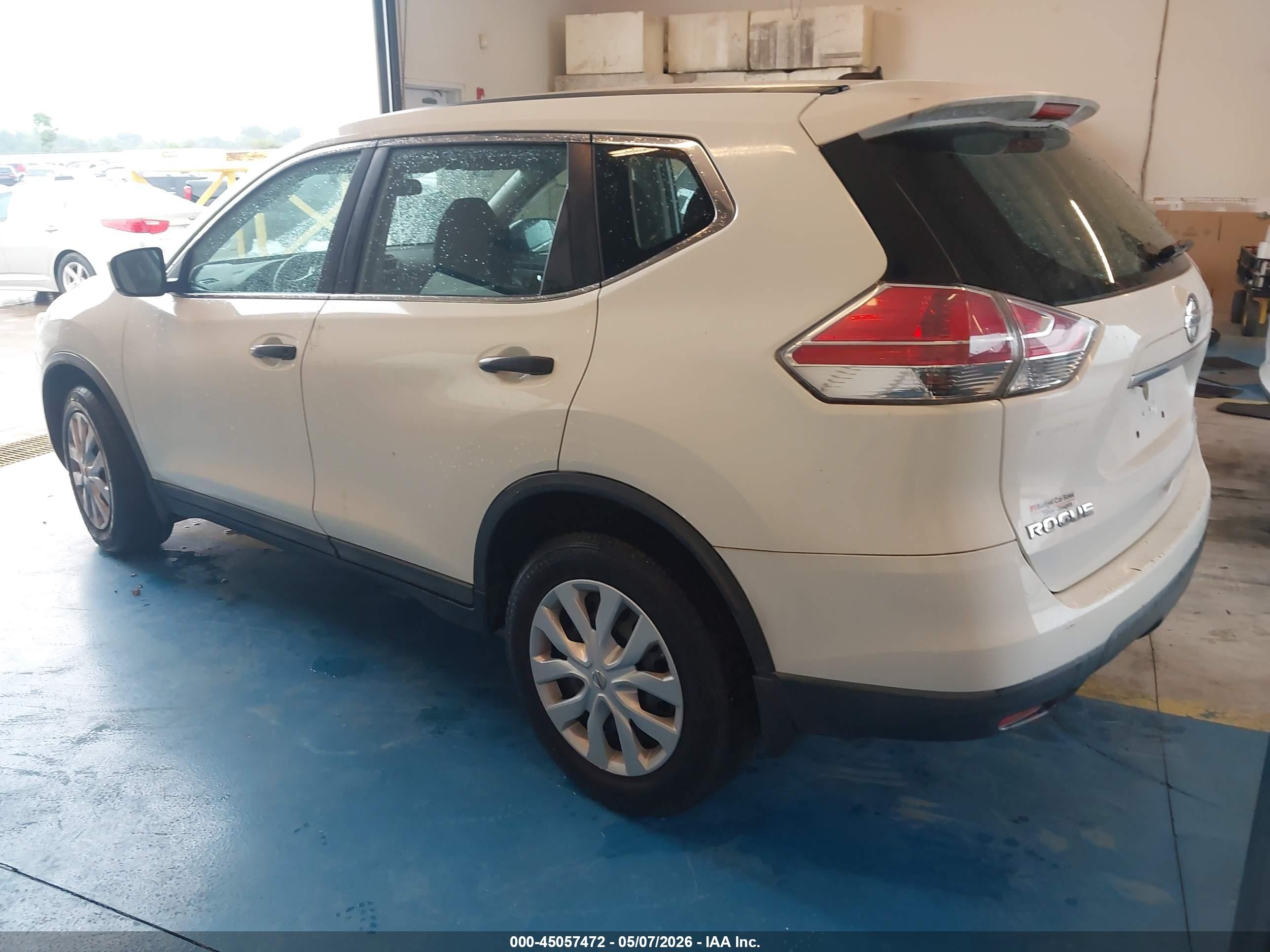 2016 Nissan Rogue S/sl/sv White vin: 5N1AT2MV2GC779306