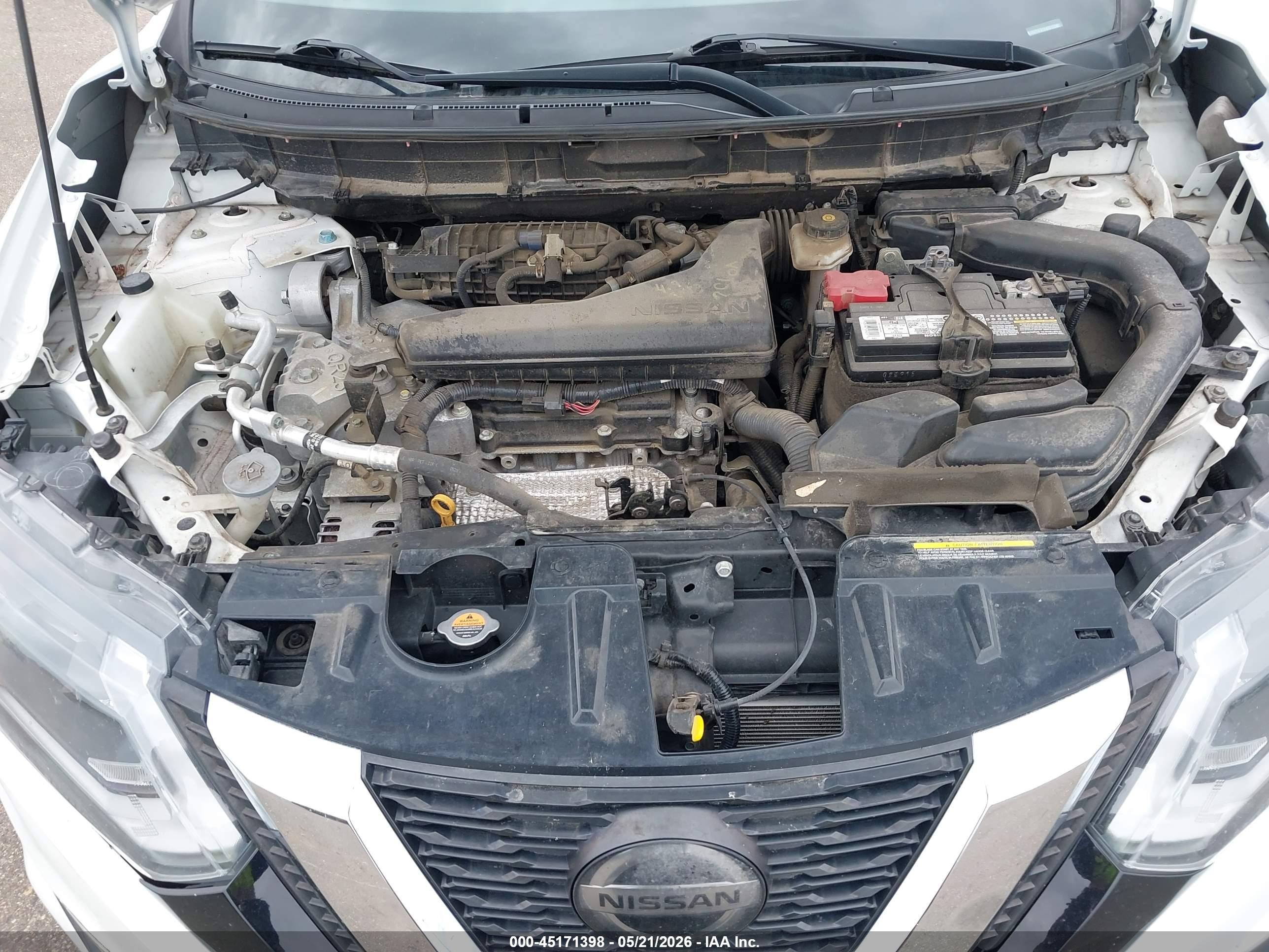 2019 Nissan Rogue S White vin: 5N1AT2MV2KC811356