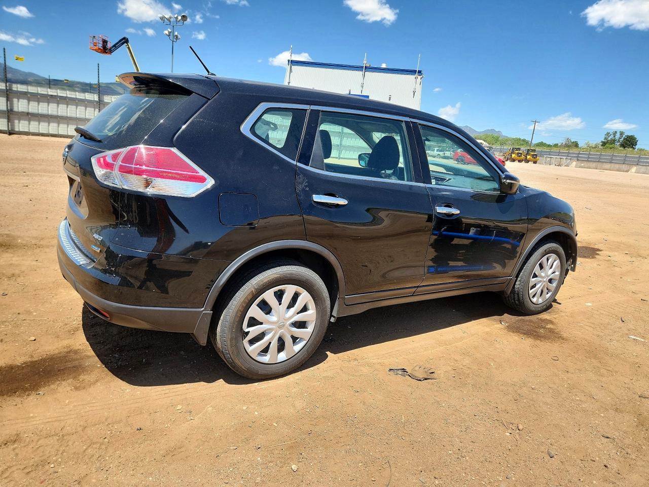 2014 Nissan Rogue S Black vin: 5N1AT2MV3EC756890