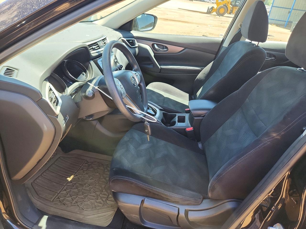 2014 Nissan Rogue S Black vin: 5N1AT2MV3EC756890