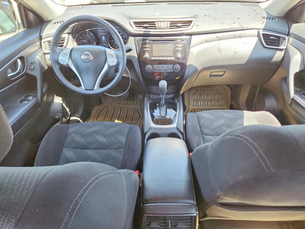 2014 Nissan Rogue S Black vin: 5N1AT2MV3EC756890
