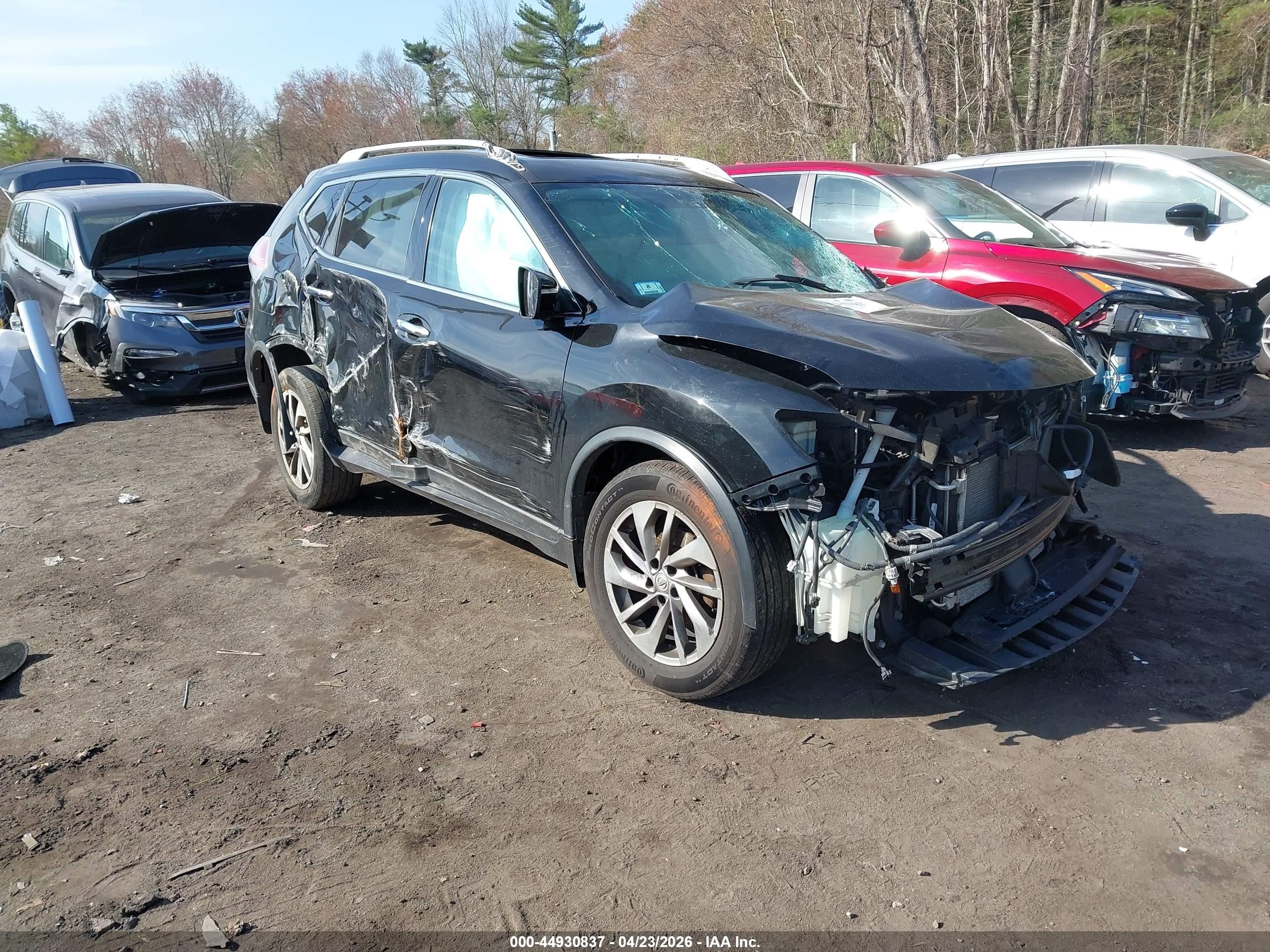 2014 Nissan Rogue Sl Black vin: 5N1AT2MV3EC759952