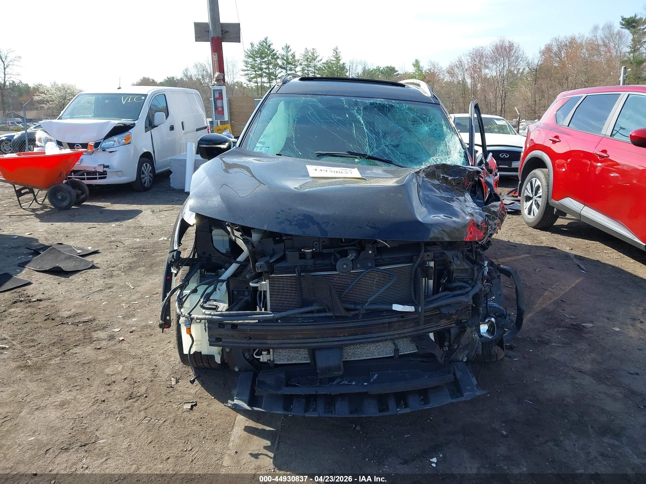2014 Nissan Rogue Sl Black vin: 5N1AT2MV3EC759952