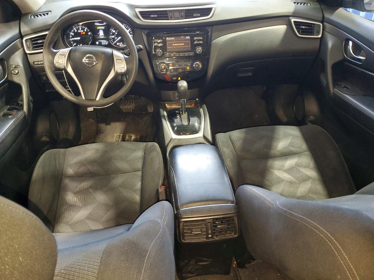 2014 Nissan Rogue S Blue vin: 5N1AT2MV3EC772619