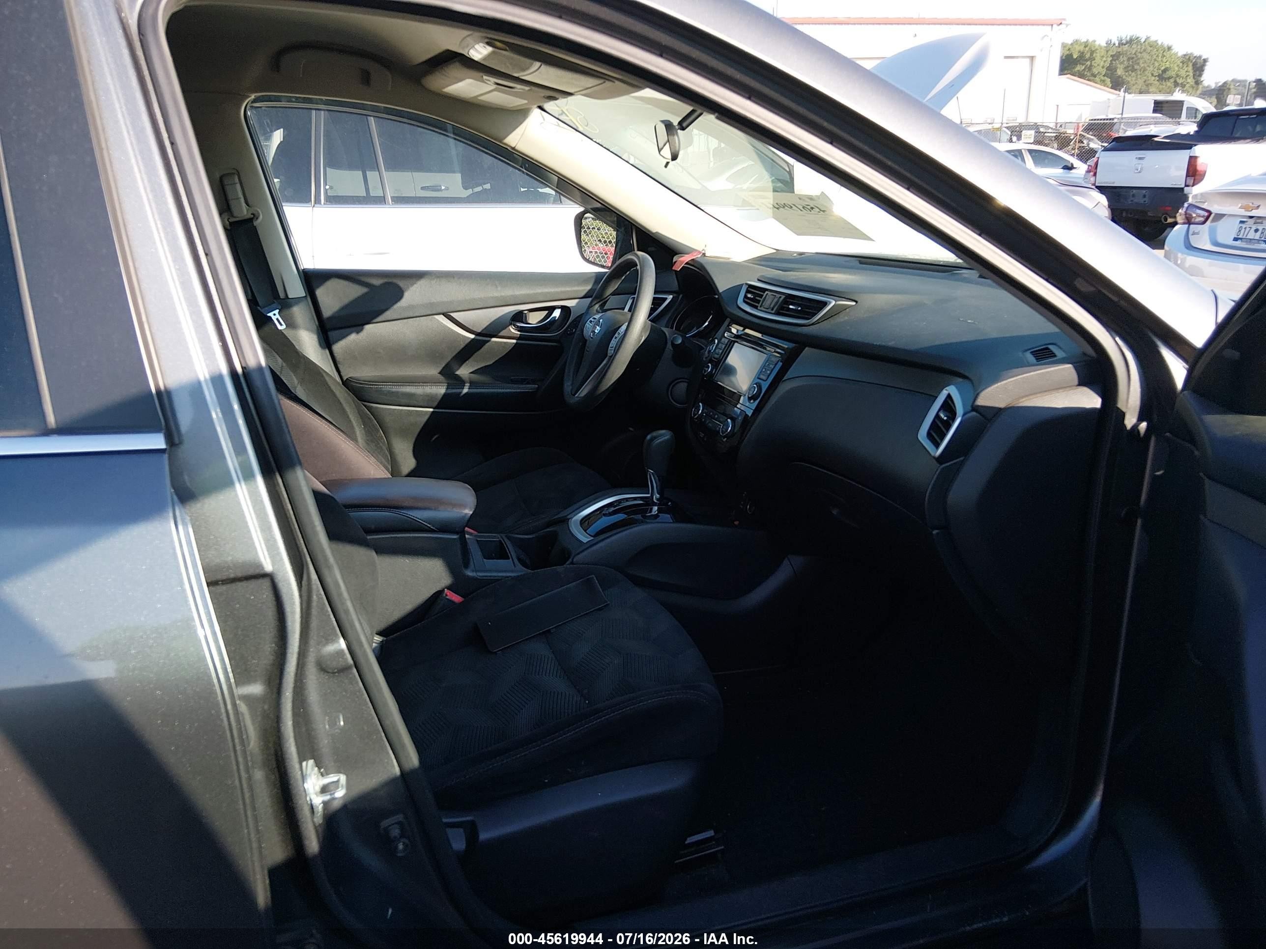 2014 Nissan Rogue Sv Gray vin: 5N1AT2MV3EC773835