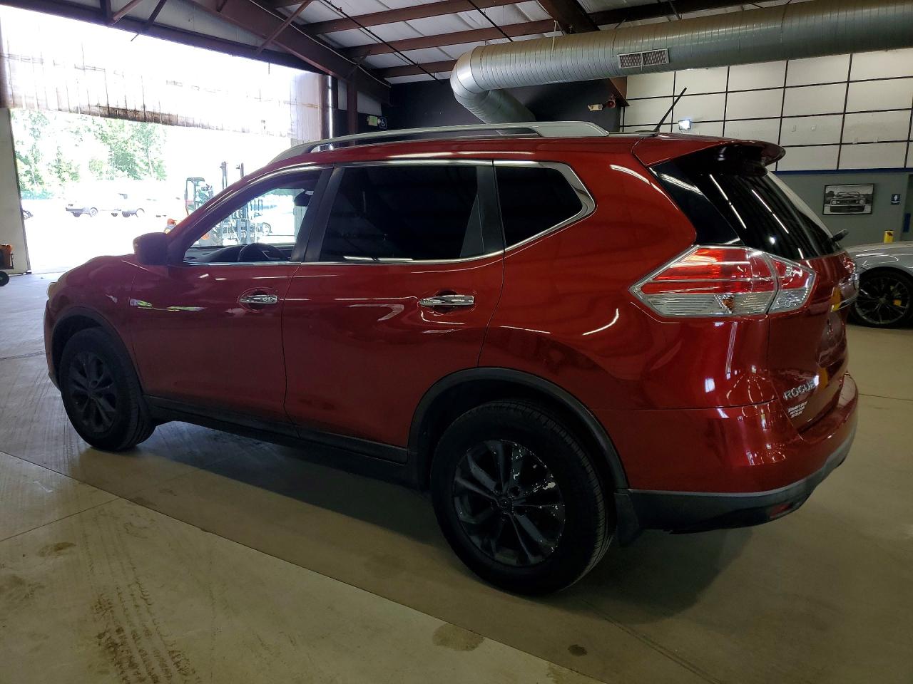 2014 Nissan Rogue Sv Red vin: 5N1AT2MV3EC786052