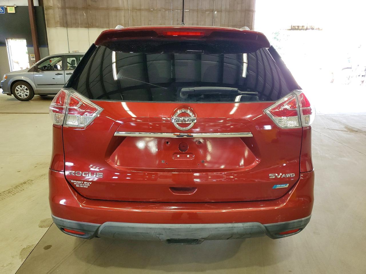 2014 Nissan Rogue Sv Red vin: 5N1AT2MV3EC786052