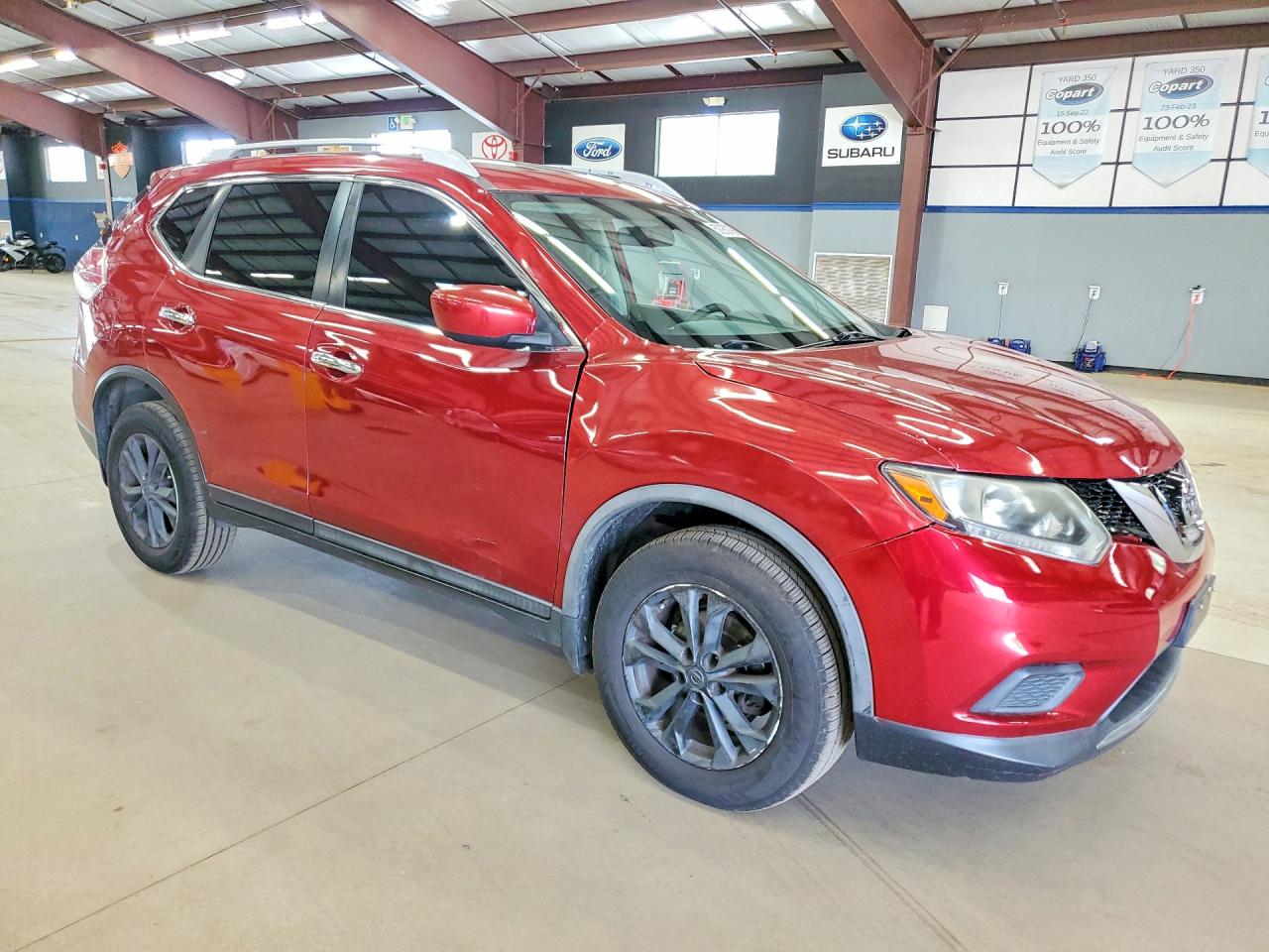 2014 Nissan Rogue Sv Red vin: 5N1AT2MV3EC786052