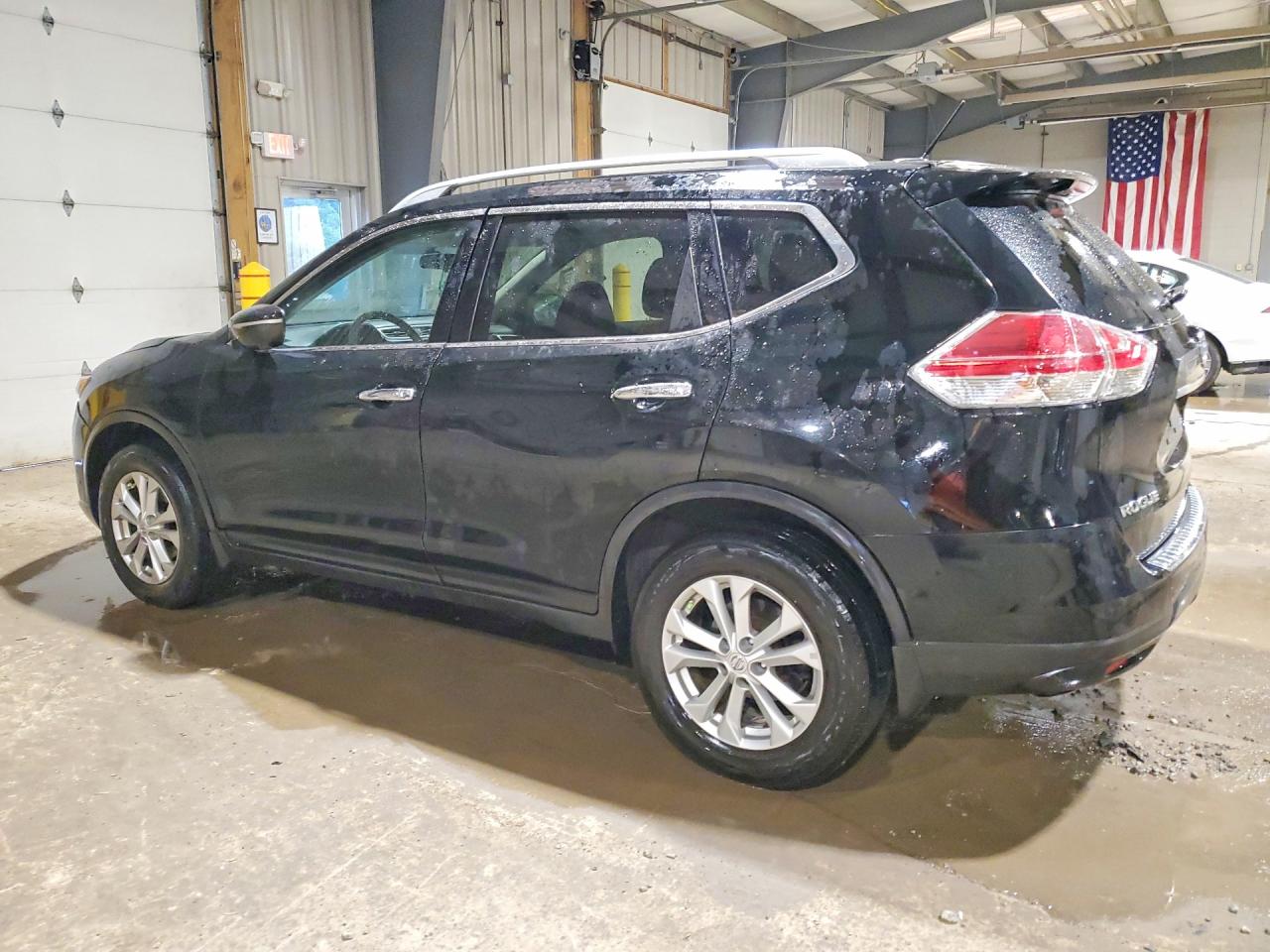 2014 Nissan Rogue Sv Black vin: 5N1AT2MV3EC797049