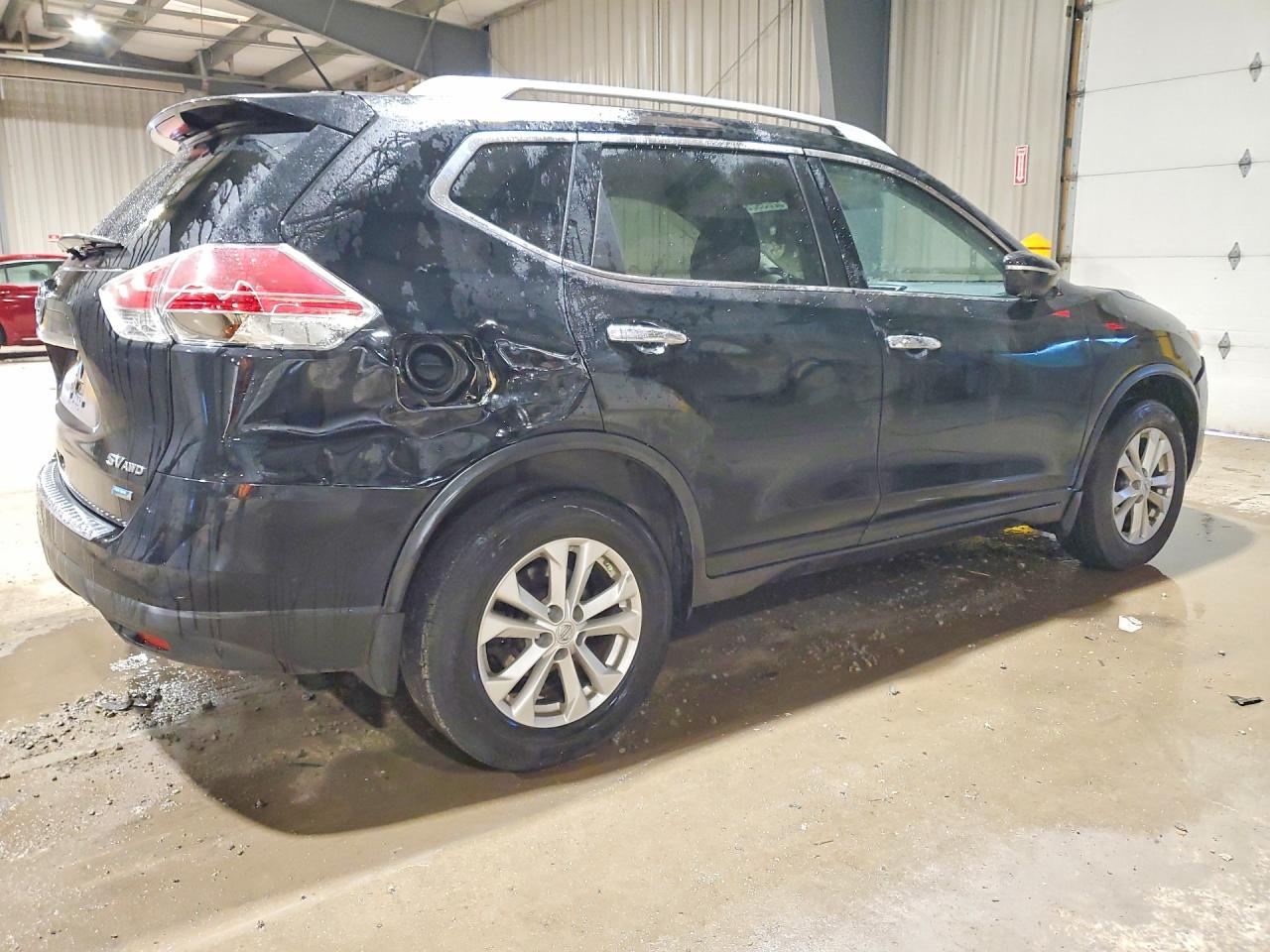2014 Nissan Rogue Sv Black vin: 5N1AT2MV3EC797049