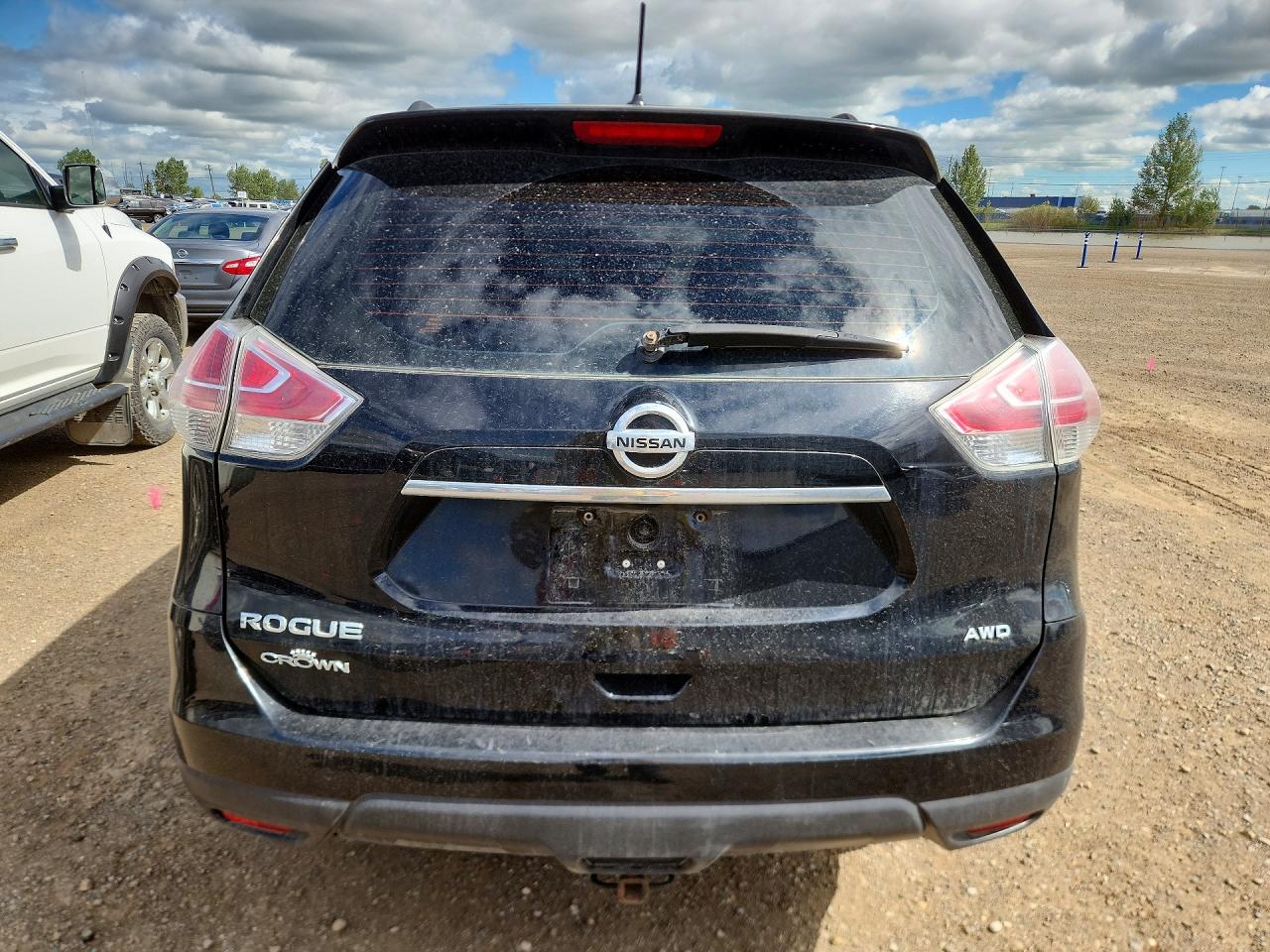 2014 Nissan Rogue S Black vin: 5N1AT2MV3EC801956