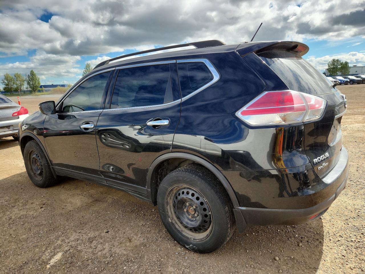 2014 Nissan Rogue S Black vin: 5N1AT2MV3EC801956