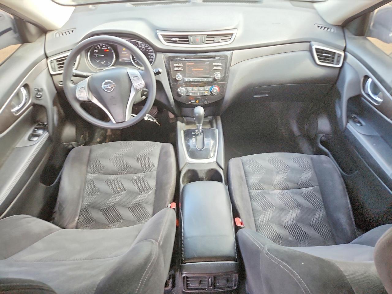 2014 Nissan Rogue S Black vin: 5N1AT2MV3EC801956