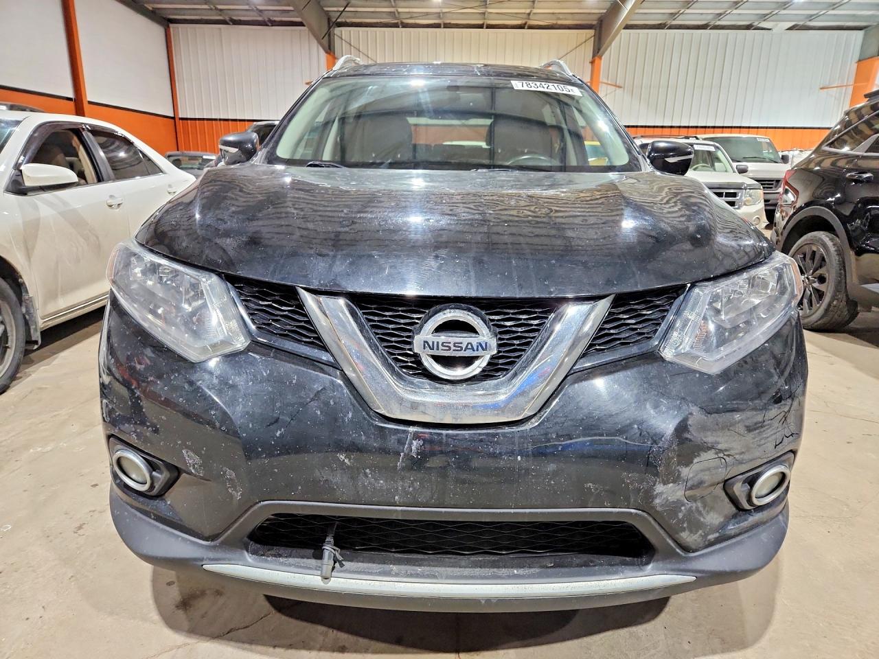 2014 Nissan Rogue S Black vin: 5N1AT2MV3EC803934