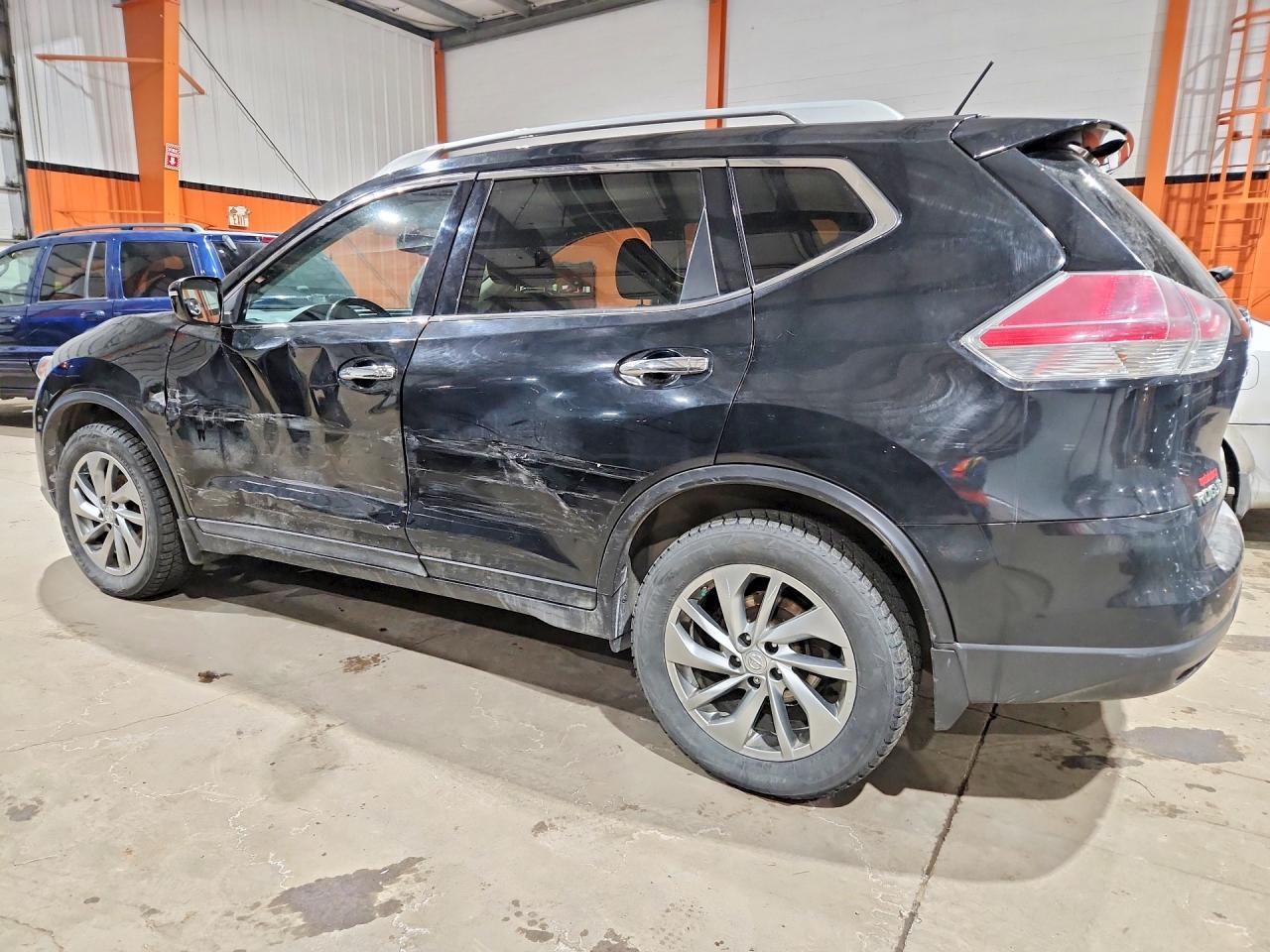 2014 Nissan Rogue S Black vin: 5N1AT2MV3EC803934