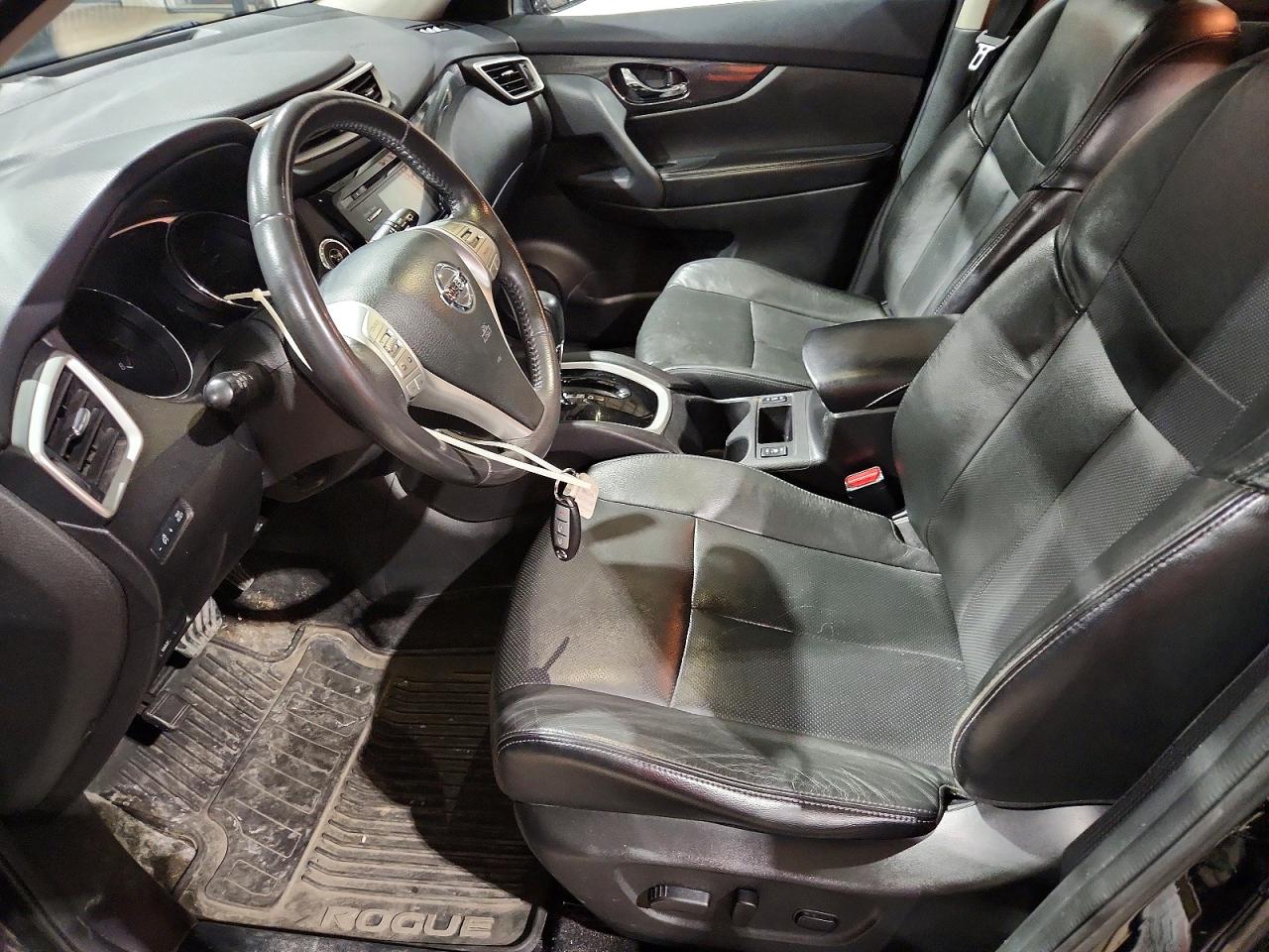2014 Nissan Rogue S Black vin: 5N1AT2MV3EC803934