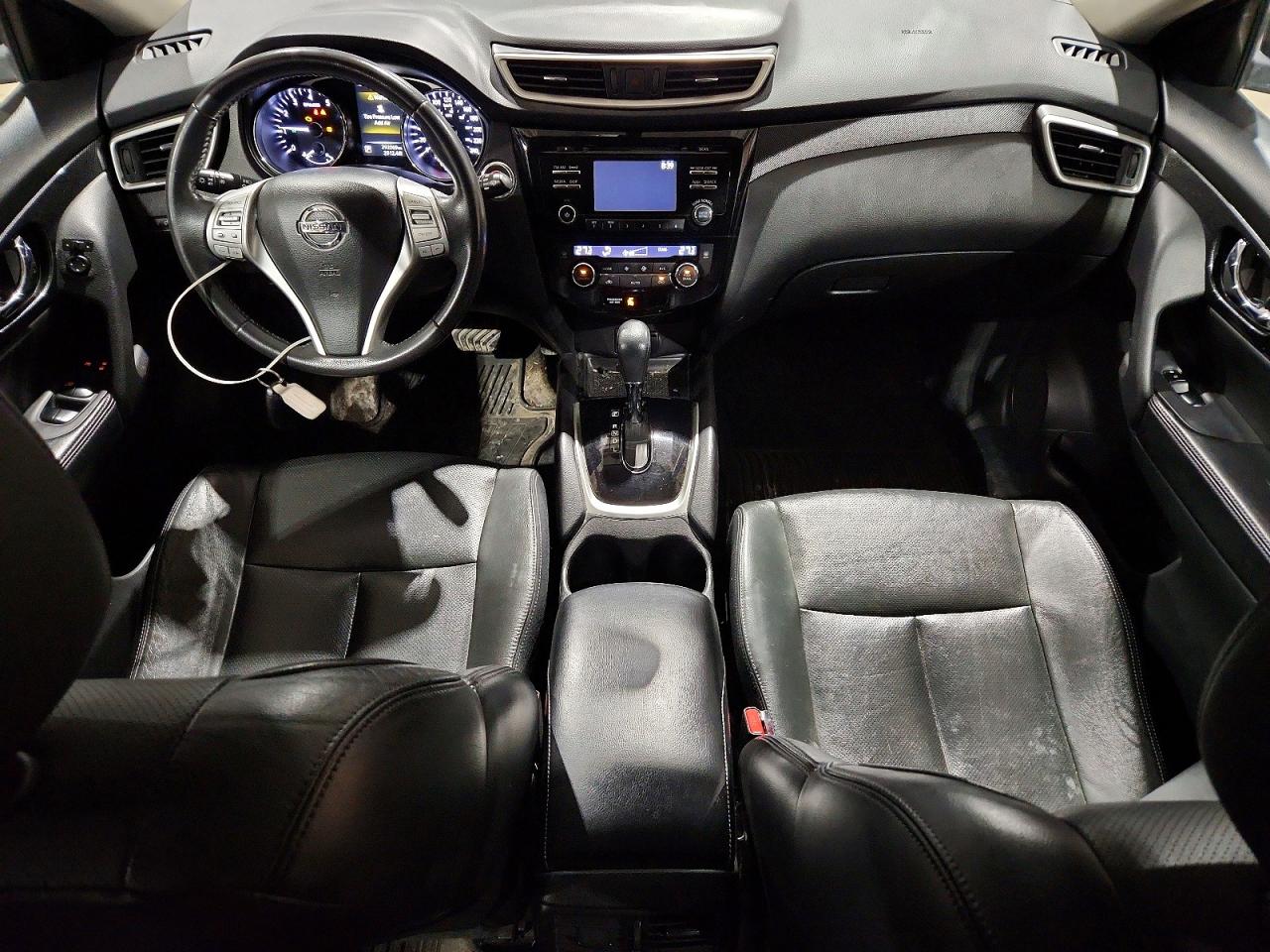 2014 Nissan Rogue S Black vin: 5N1AT2MV3EC803934