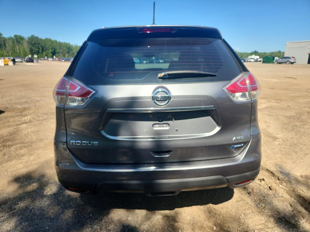 2014 Nissan Rogue Gray vin: 5N1AT2MV3EC805053