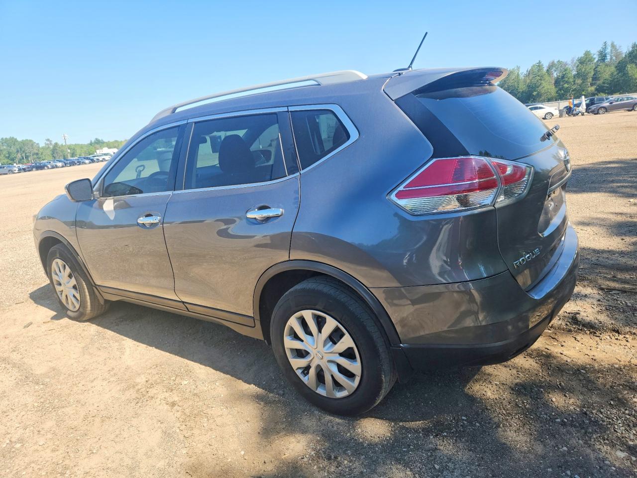 2014 Nissan Rogue Gray vin: 5N1AT2MV3EC805053