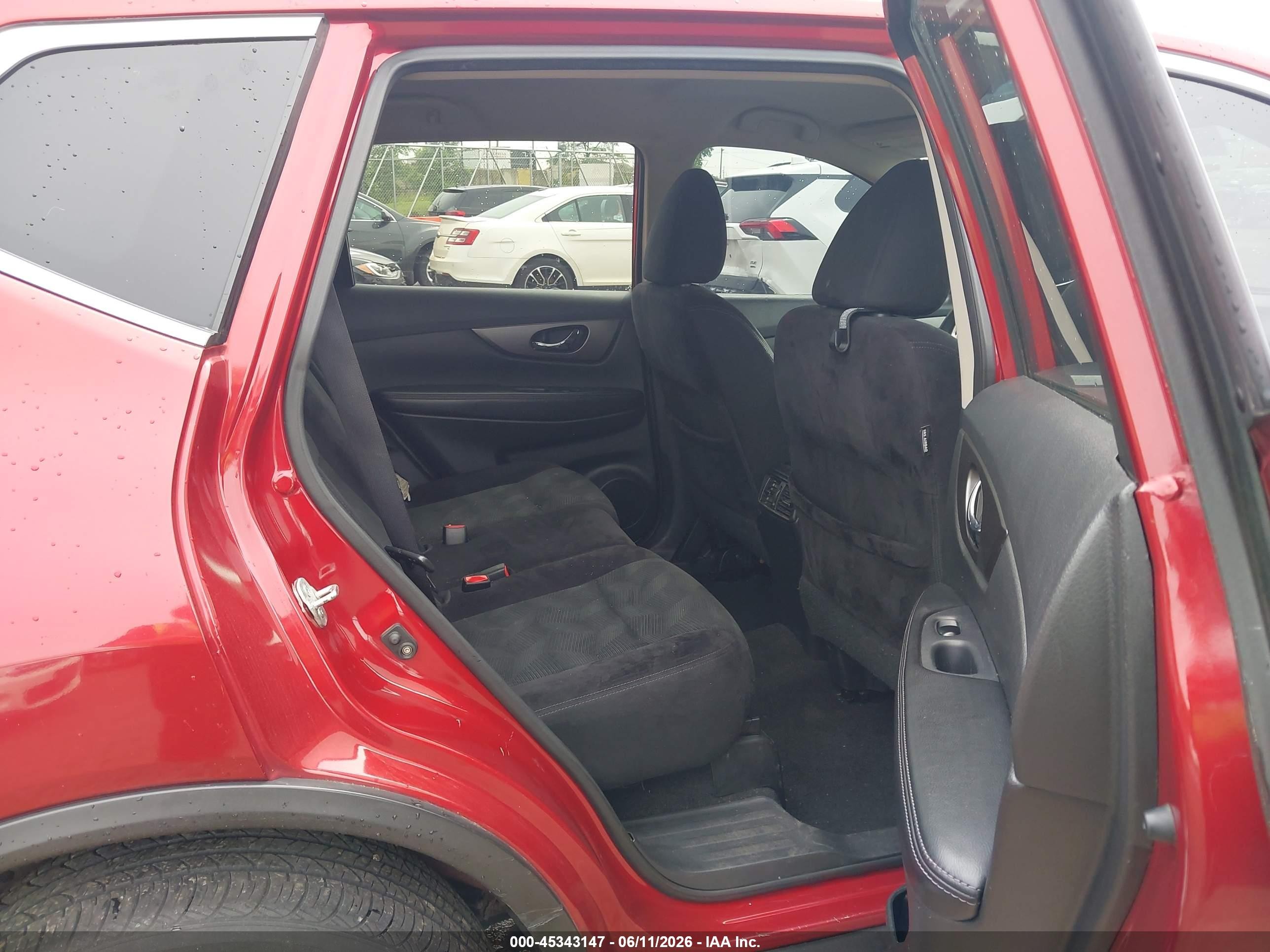 2014 Nissan Rogue Sv Red vin: 5N1AT2MV3EC808177